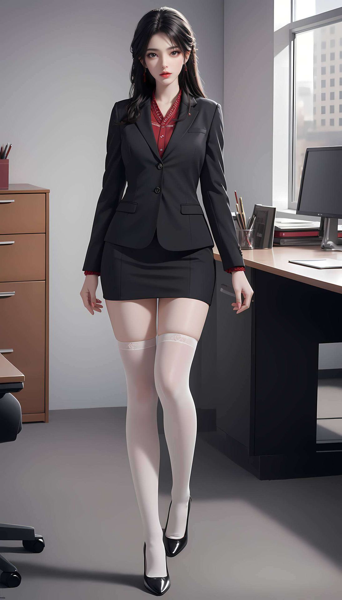 国漫女神火灵儿新形象壁纸惊艳亮相！高清纹理静态美图