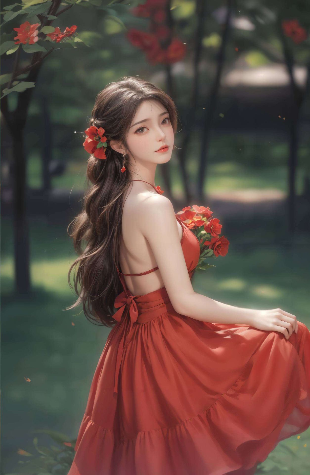 她的形象可爱又神秘细节精致入微