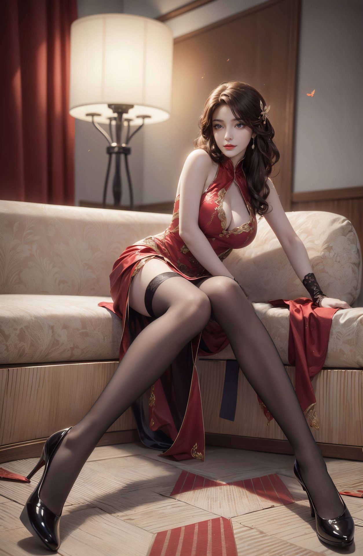 2560p的超高分辨率这幅高清国漫女神火灵儿背影壁纸