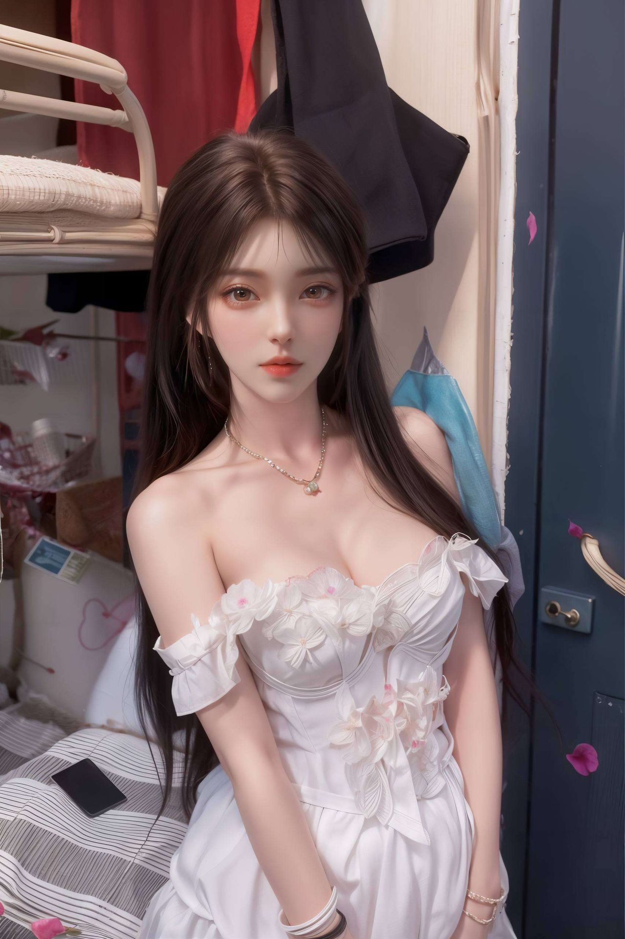 细腻描绘了她灵动的眼神你能感受到她眼中闪烁的星光