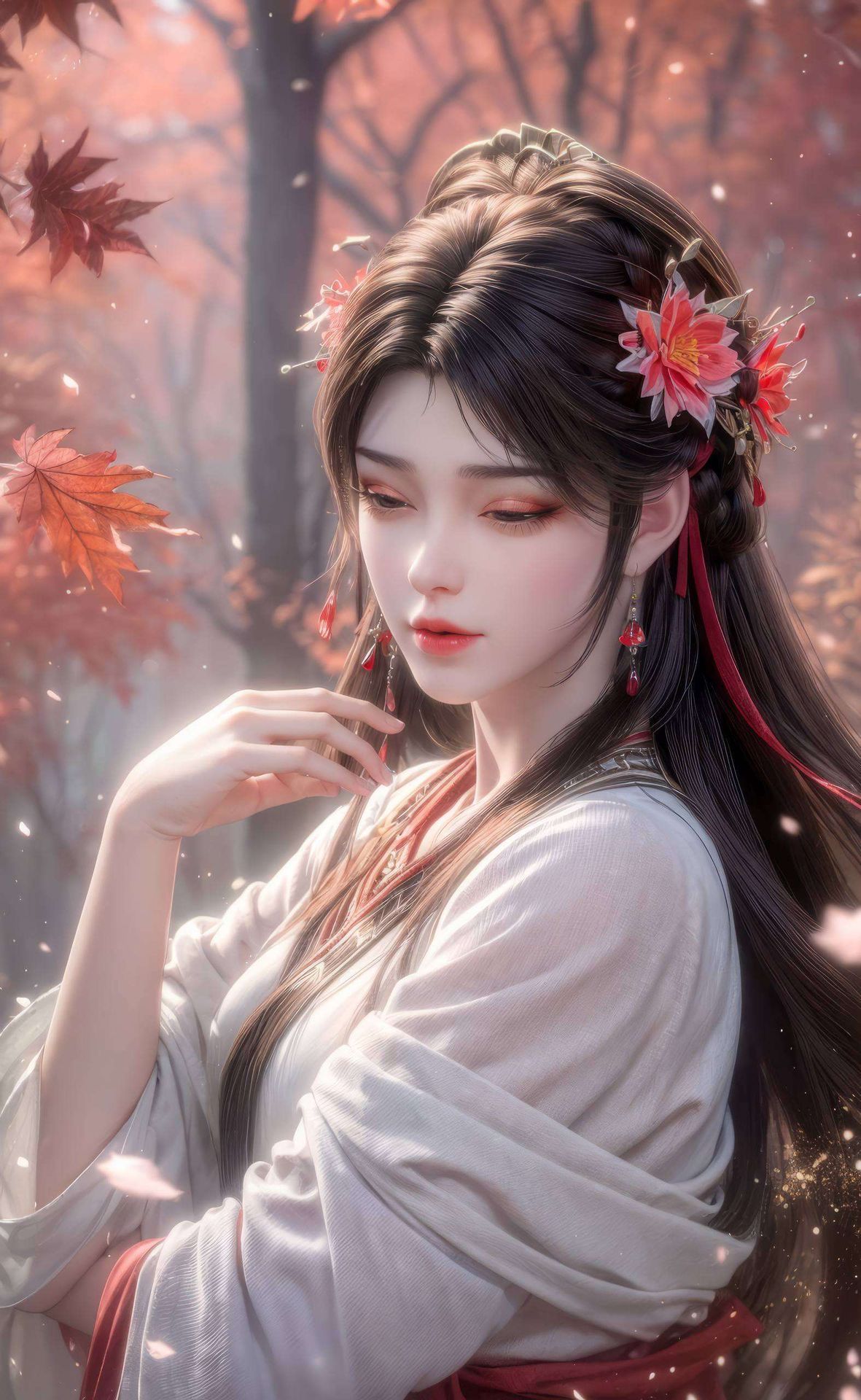 点亮你的每一天AI国漫壁纸手绘平板AI国漫带你领略张小凡与火灵儿的奇幻冒险！细腻的线条