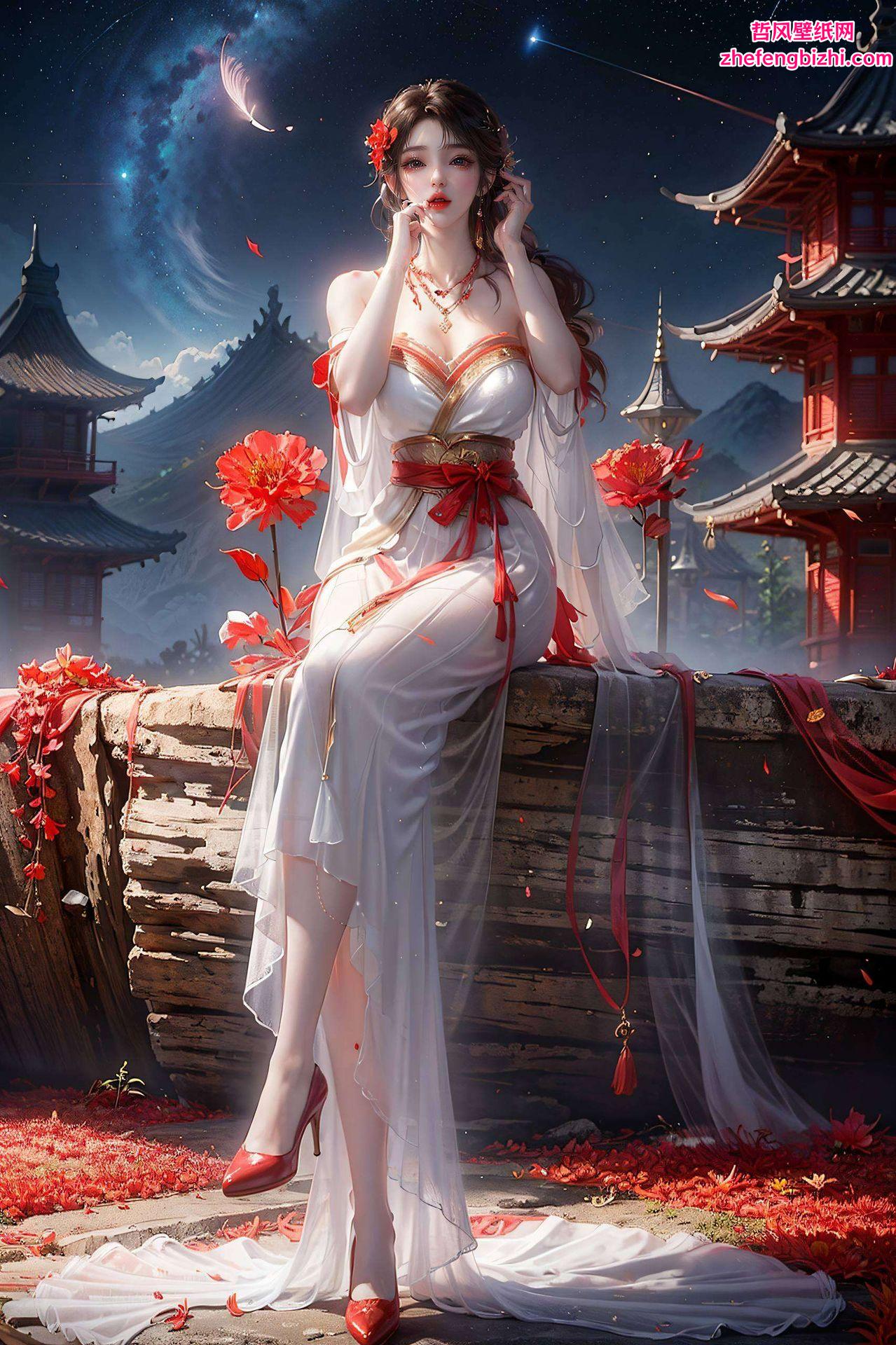 点亮你的电脑桌面她的眼神灵动如星