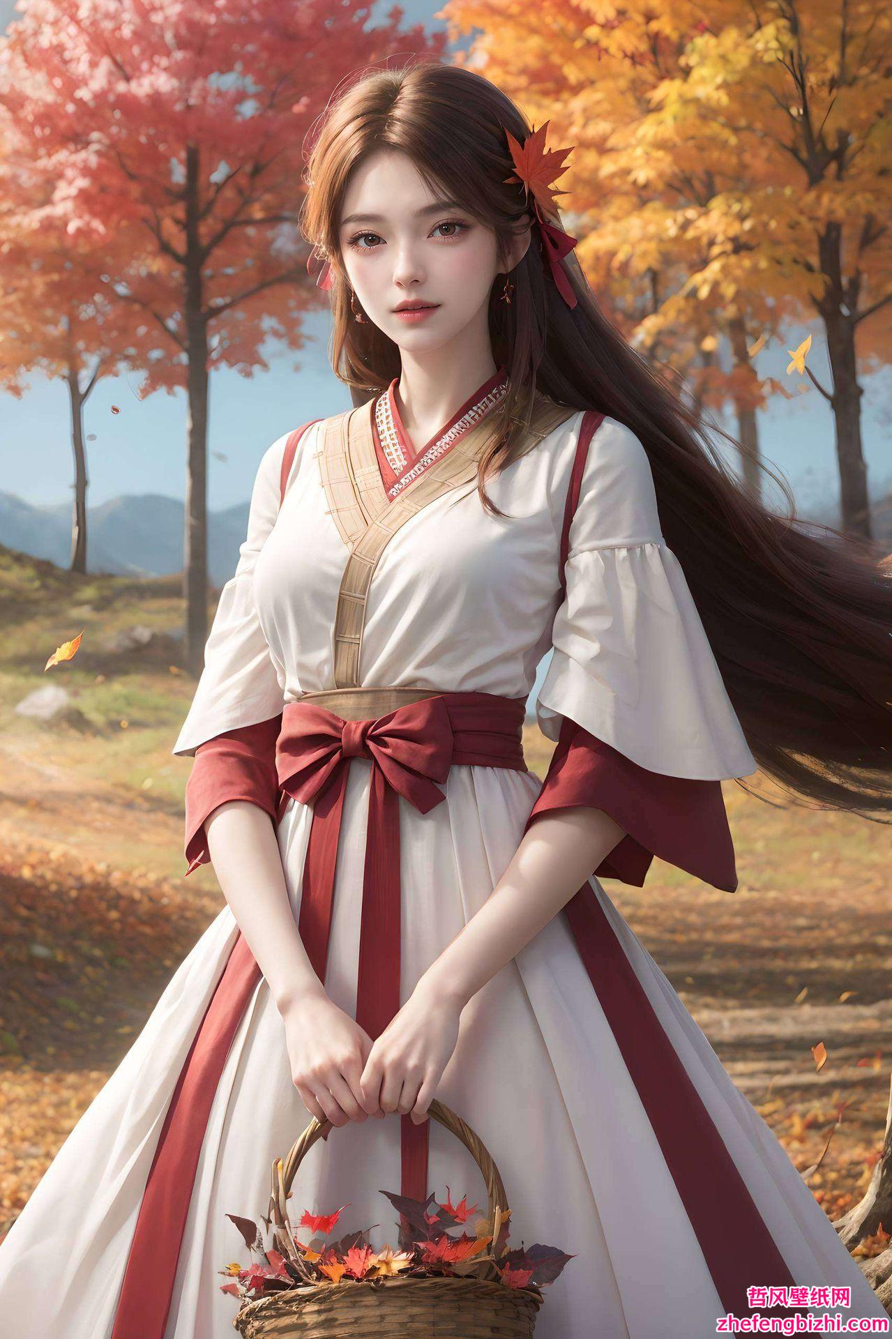 以单色唯美渲染凸显火灵儿灵动飘逸的韵味