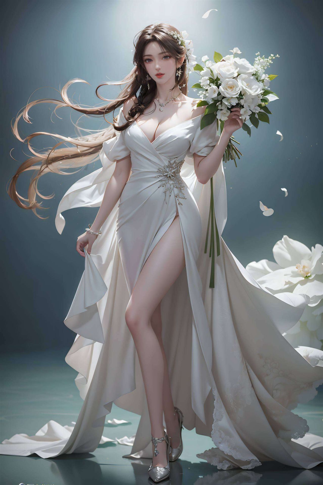 这款超好看国漫女主AI波点安卓墙纸以火灵儿仙气壁纸为灵感