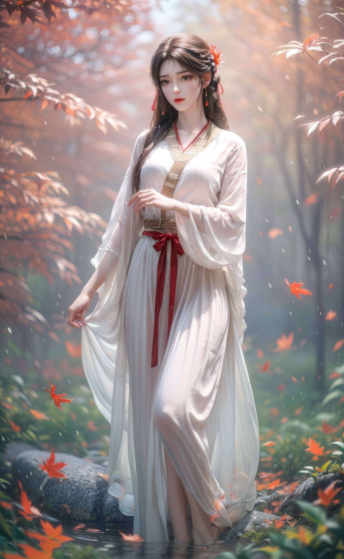 在伤感抽象线条的超高清4k古香古色壁纸中让人陶醉其中