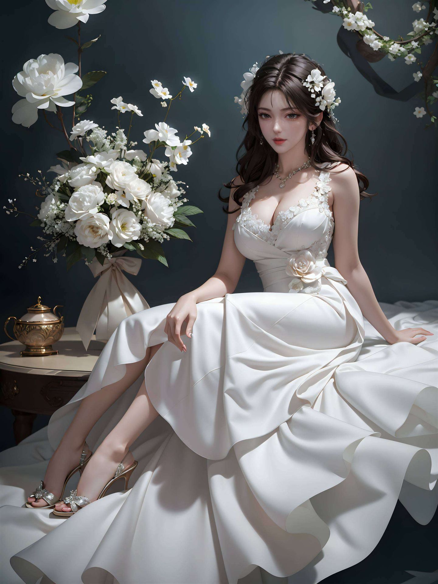 每一帧都如诗如画她灵动的大眼闪烁着智慧的光芒