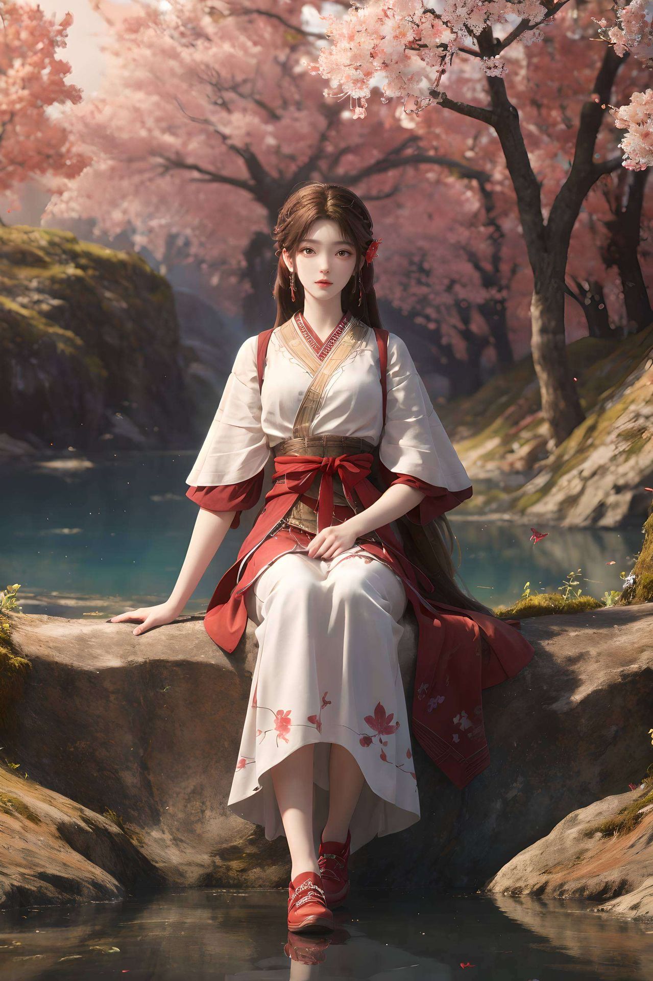 金属质感2560p国漫美女火灵儿华丽变身！高清壁纸带你领略她的灵动魅力