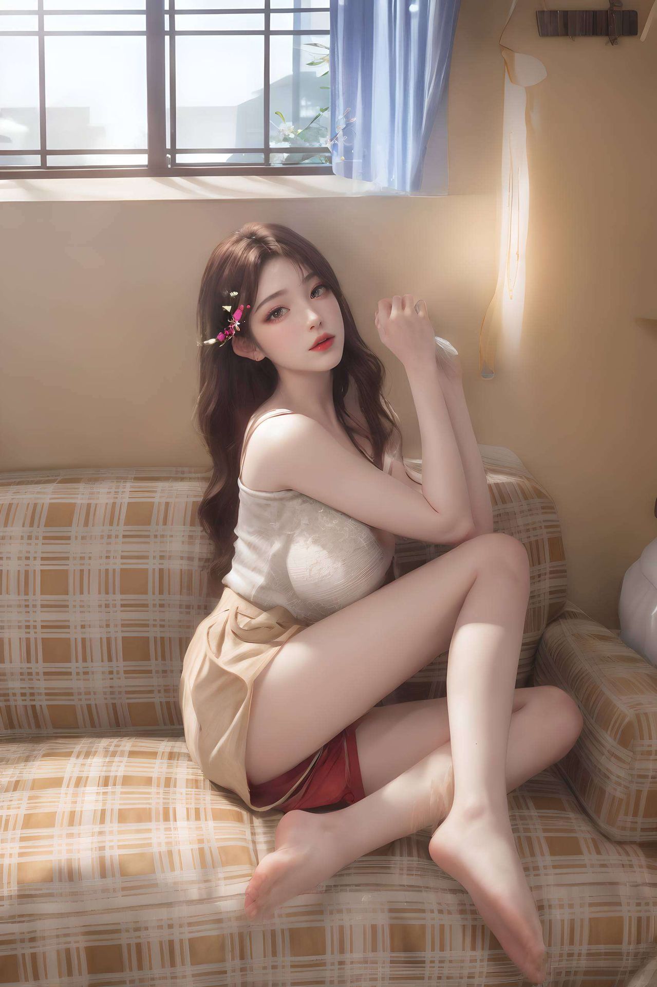 以火灵儿怀孕的温馨画面为主题不仅美得让人心动