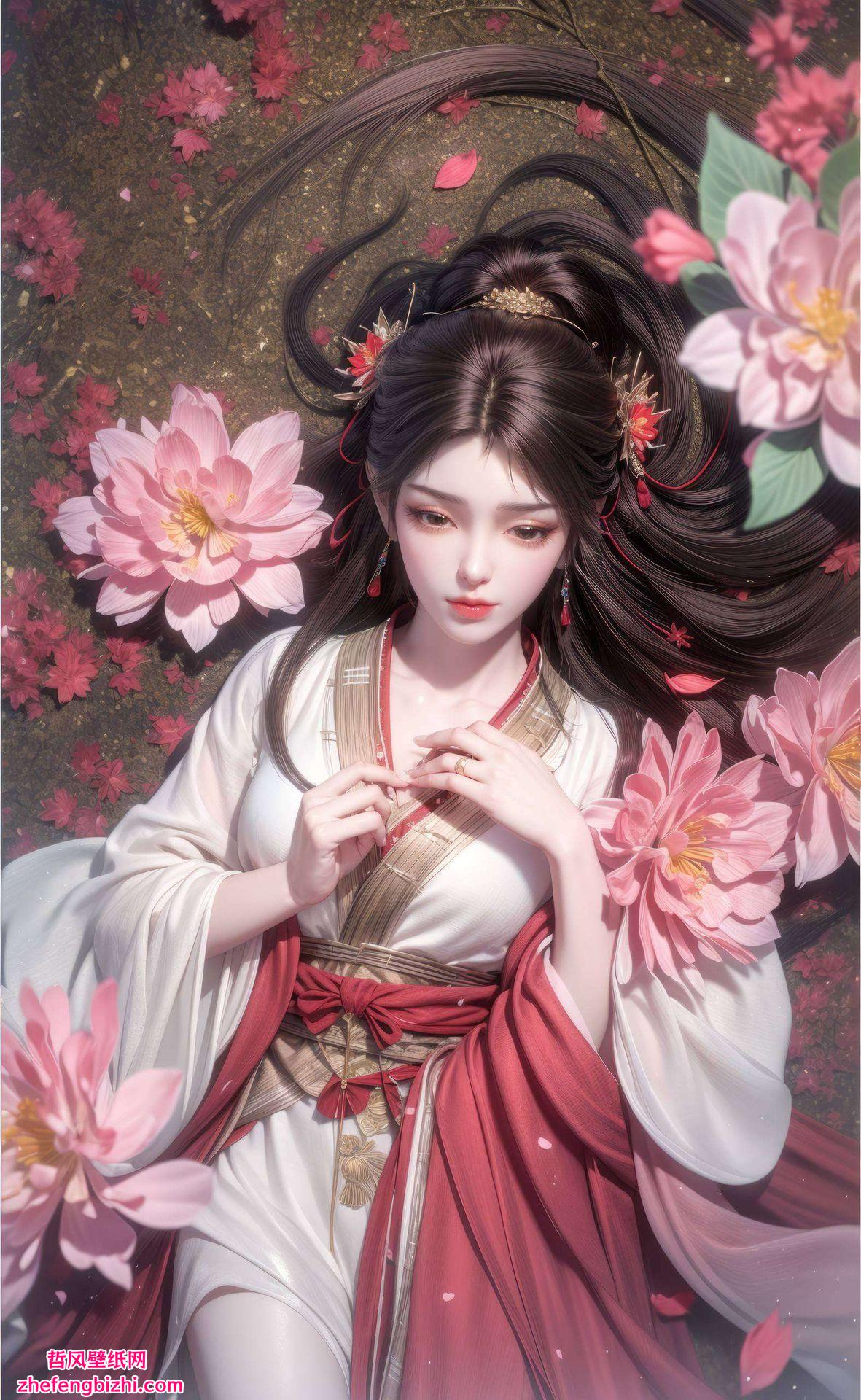 如同夏日繁花般绽放她的每一次微笑都能点亮整个世界