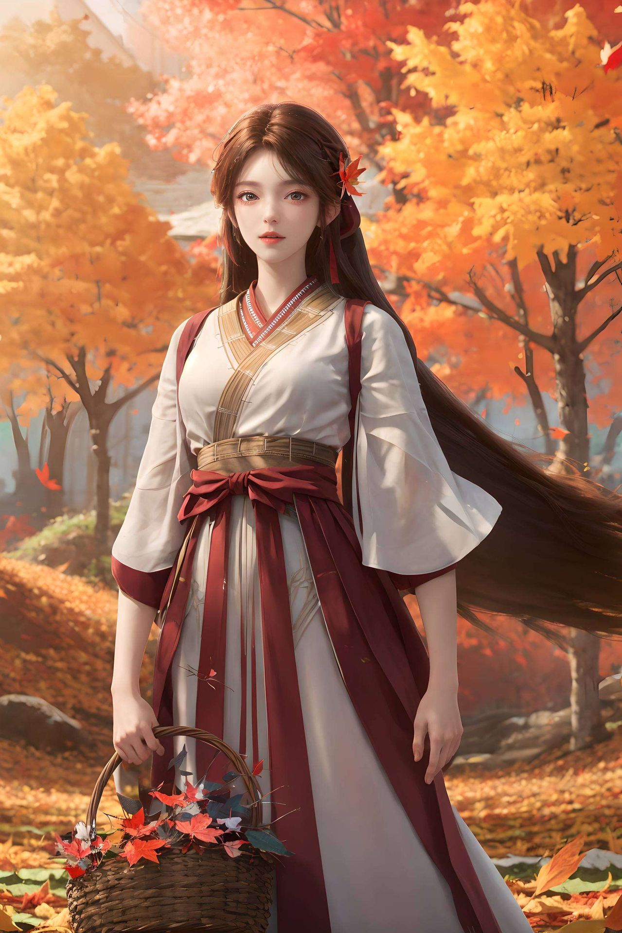 让你的桌面瞬间焕发艺术光彩融合了采桑女的柔美与灵动的艺术风格