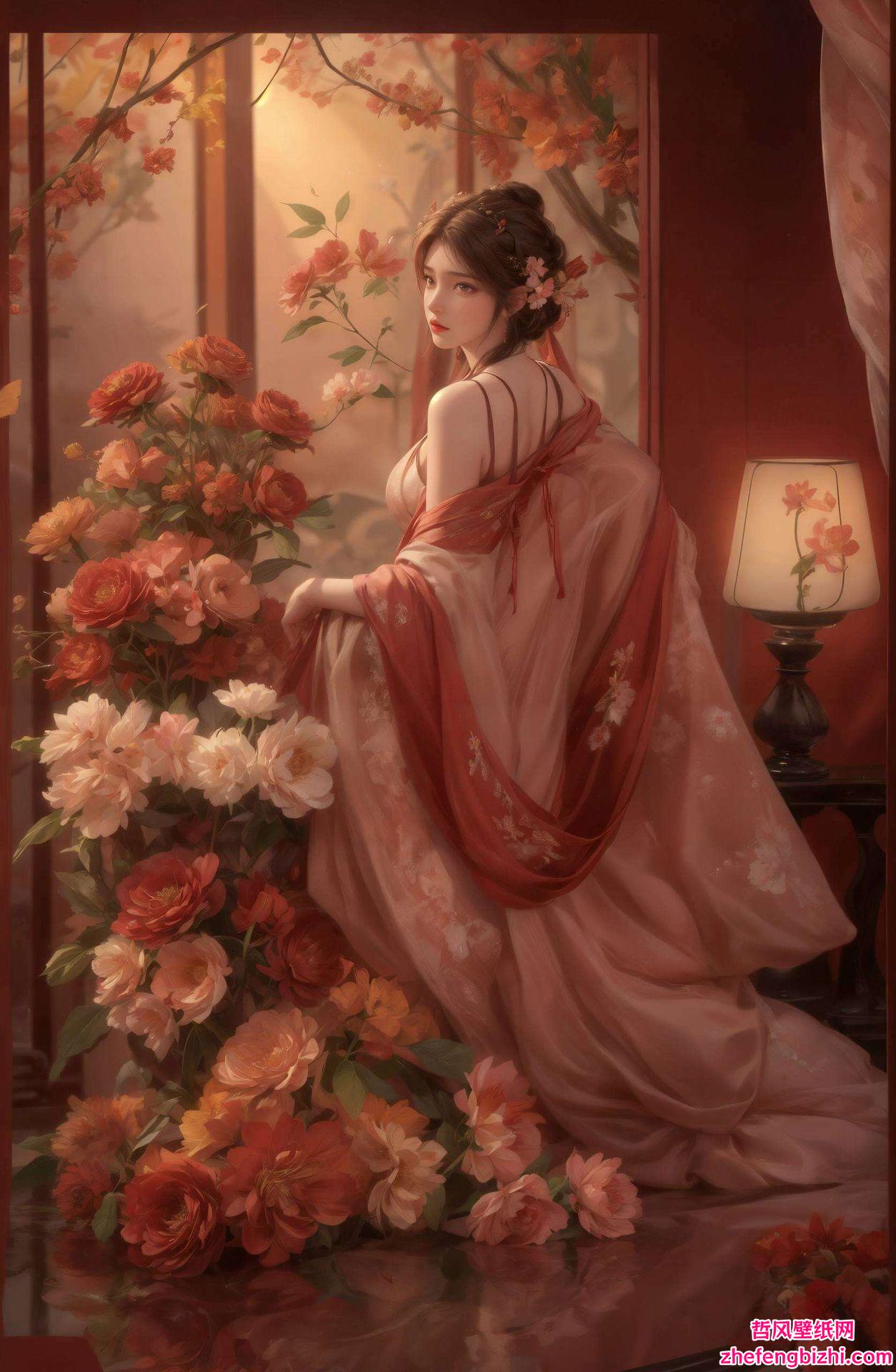 波点1080p壁纸为你呈现！火灵儿灵动身影点亮手机屏幕