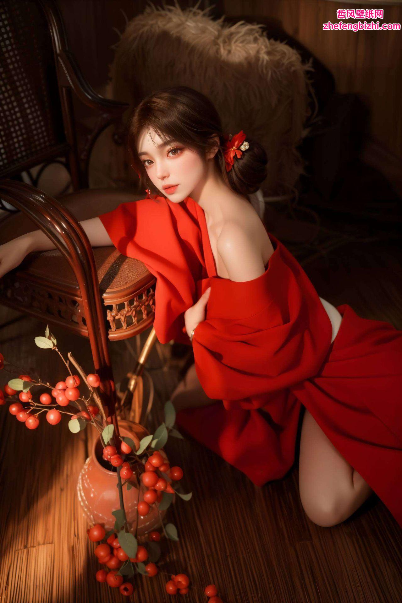 金属质感壁纸国漫女神风采尽显