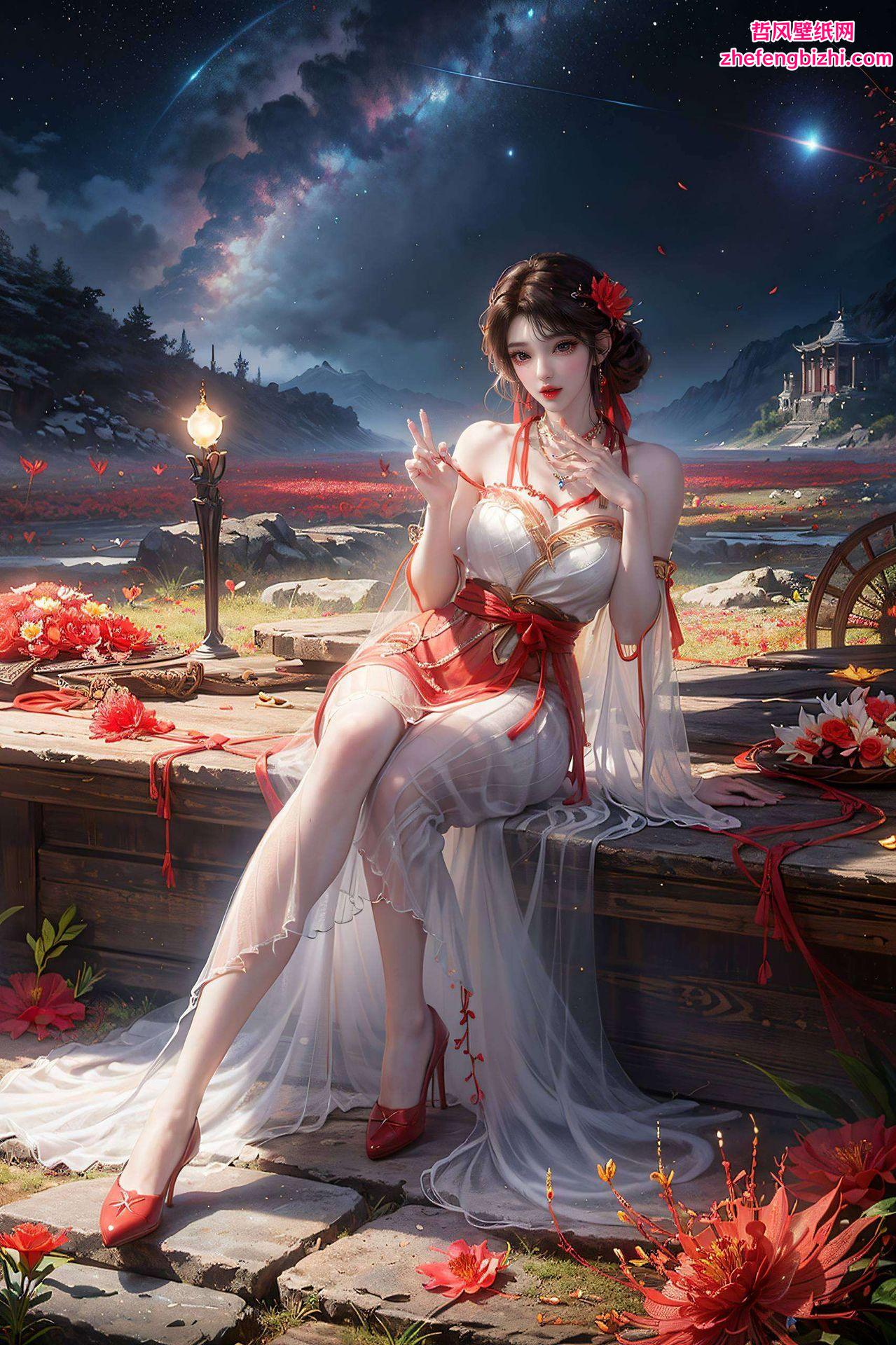 国漫之美背景图片融合了古典与现代元素