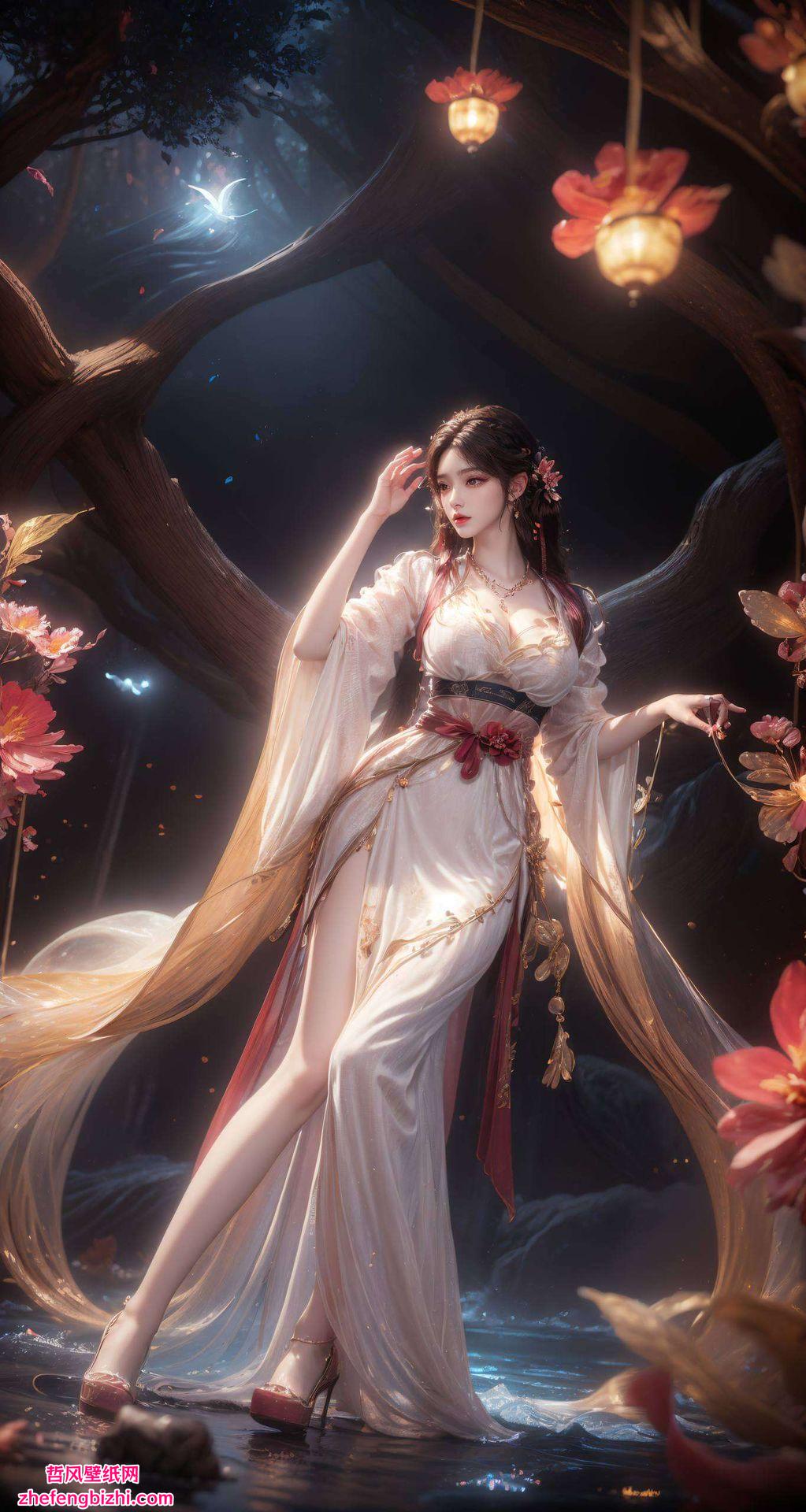 捕捉了她每一个温柔的眼神和飘逸的裙摆这款2k高清二次元壁纸4k高清国漫女神壁纸