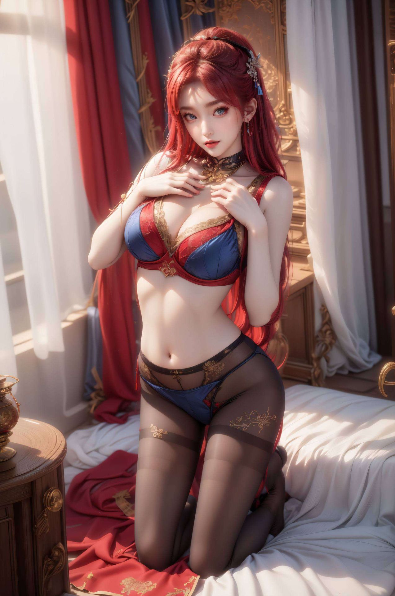 以古典艺术风格诠释现代平板动画之美细腻笔触勾勒出深邃意境