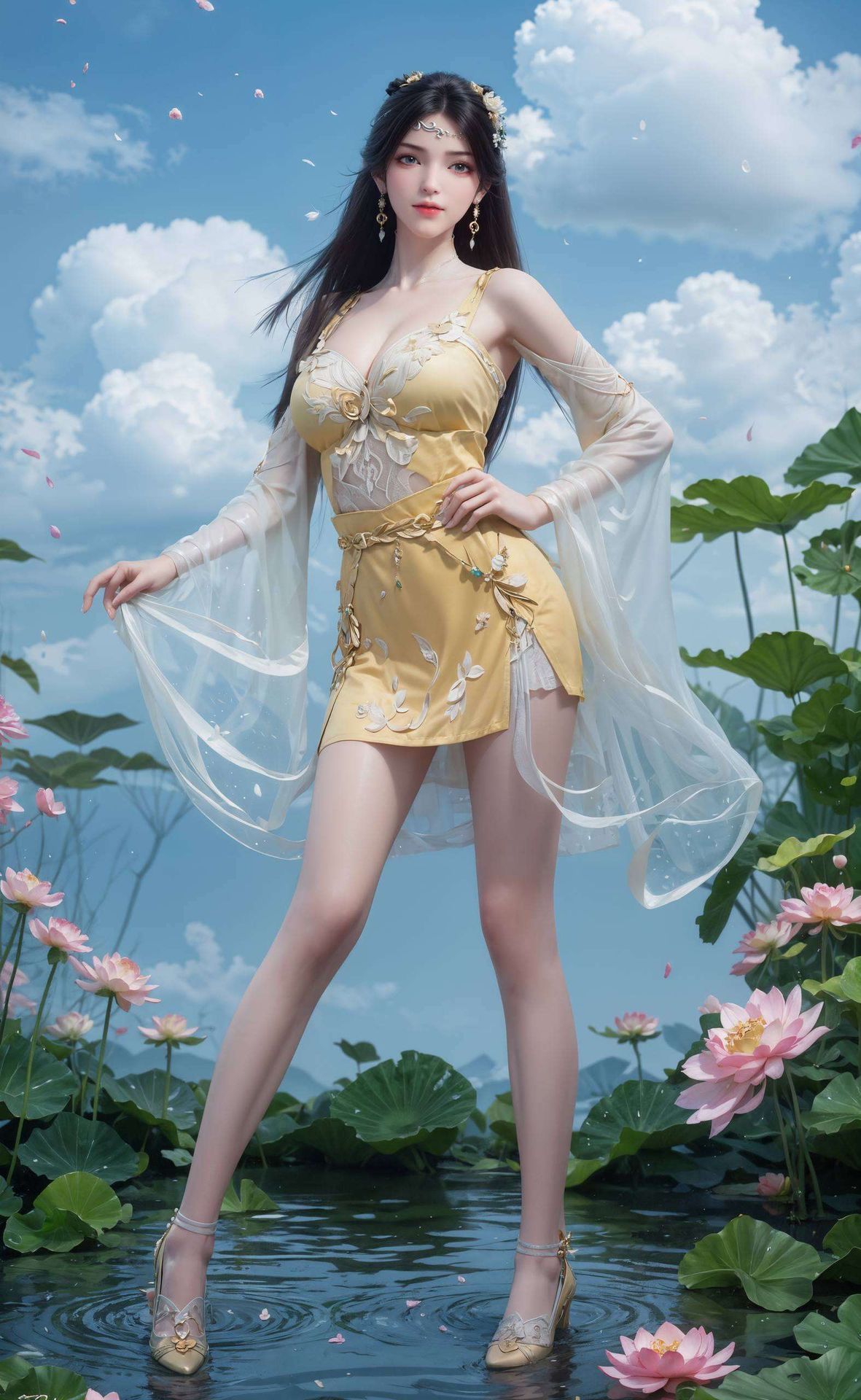 这位国漫美女ai为你的电脑带来别样的风情