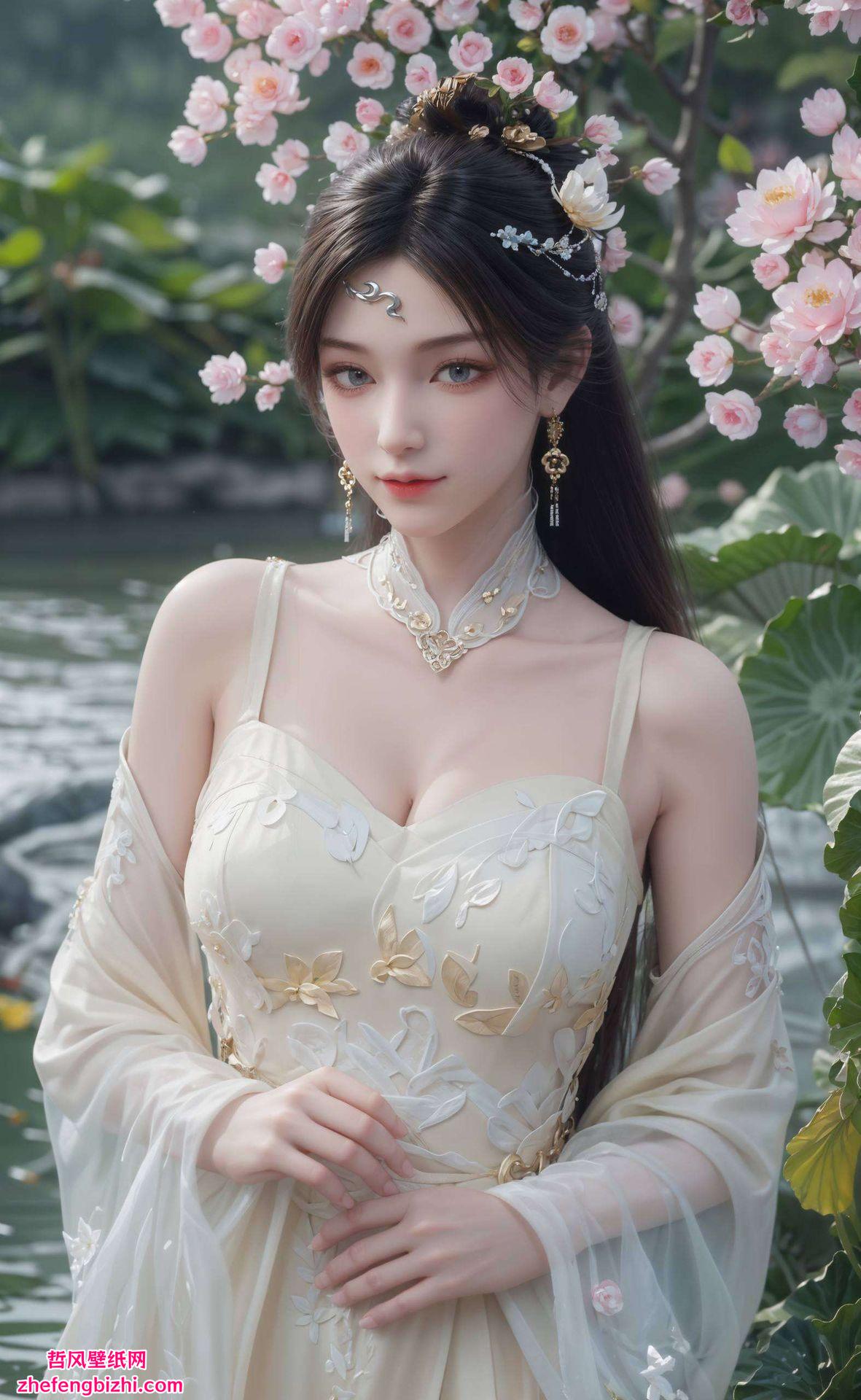 流畅的线条金瓶儿