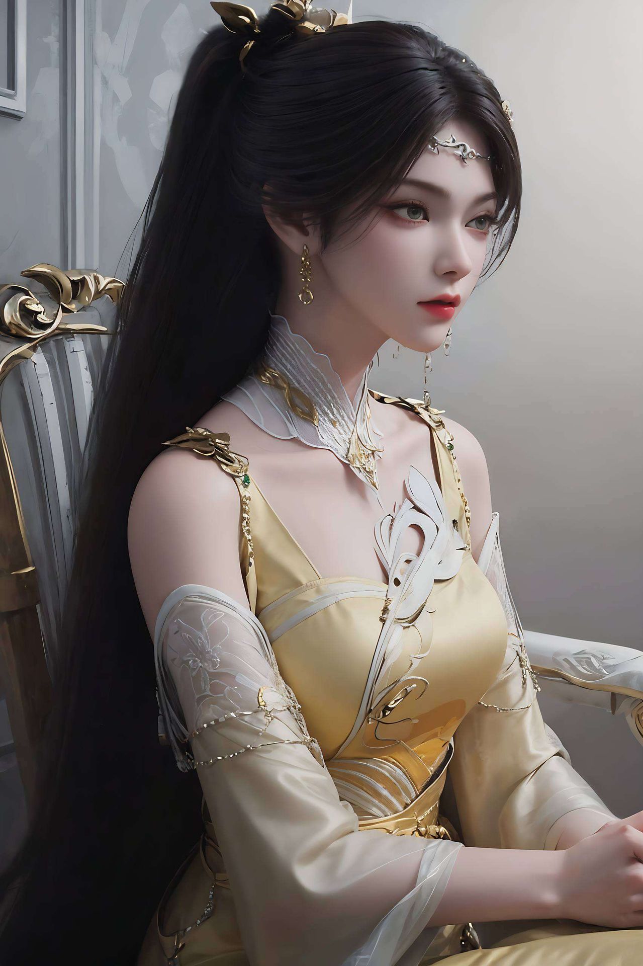 这款高清简洁壁纸金瓶儿