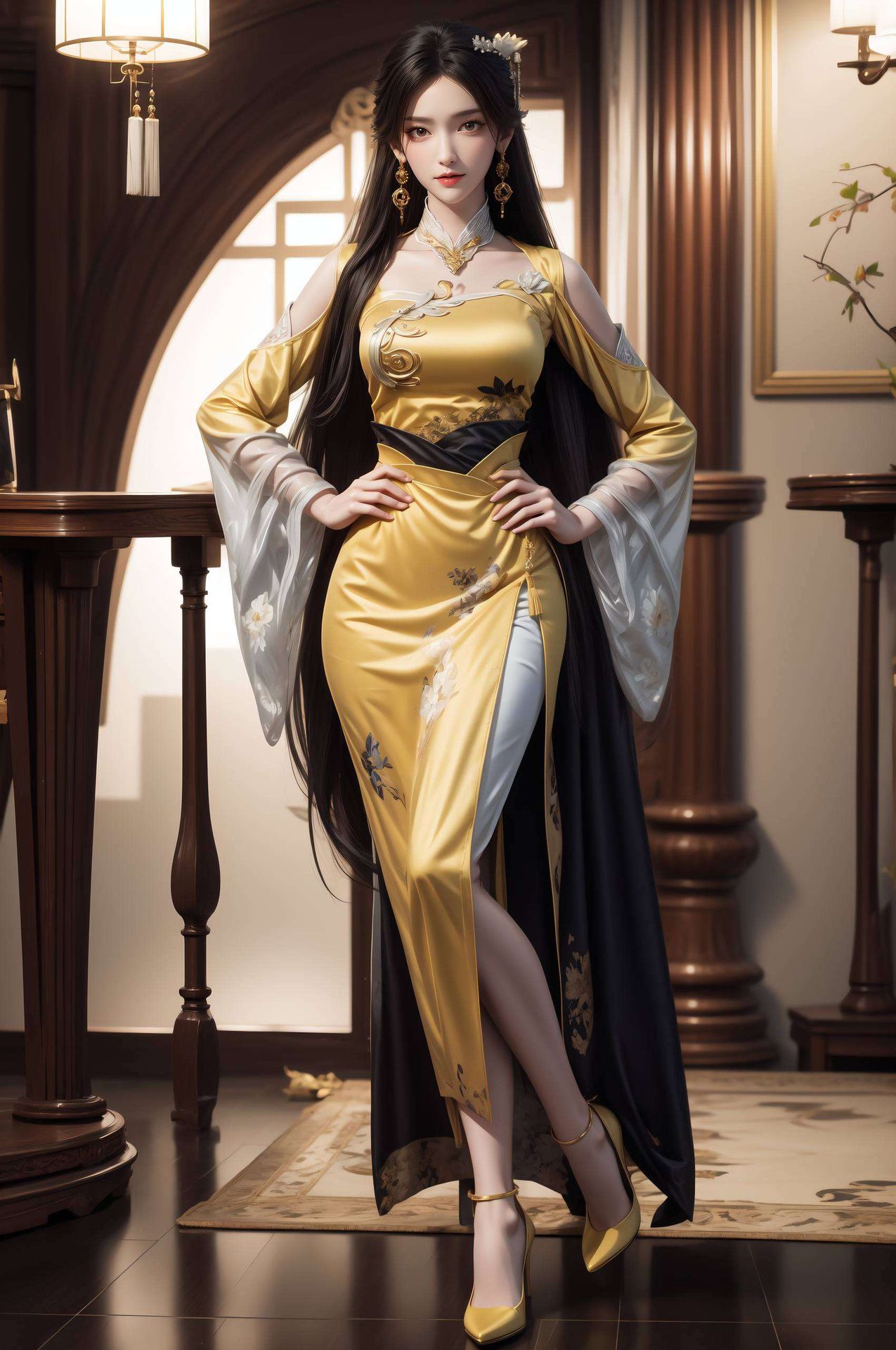 为你的电脑桌面带来一抹温馨的国漫风情细腻描绘