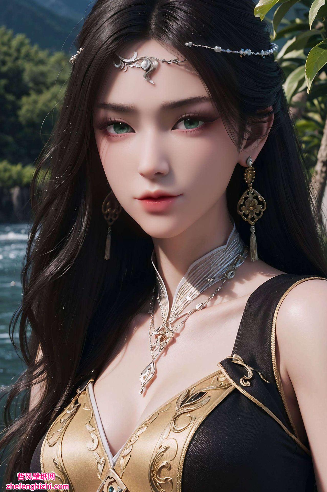 与古韵美女共舞为你的桌面带来一抹清新的古典风情