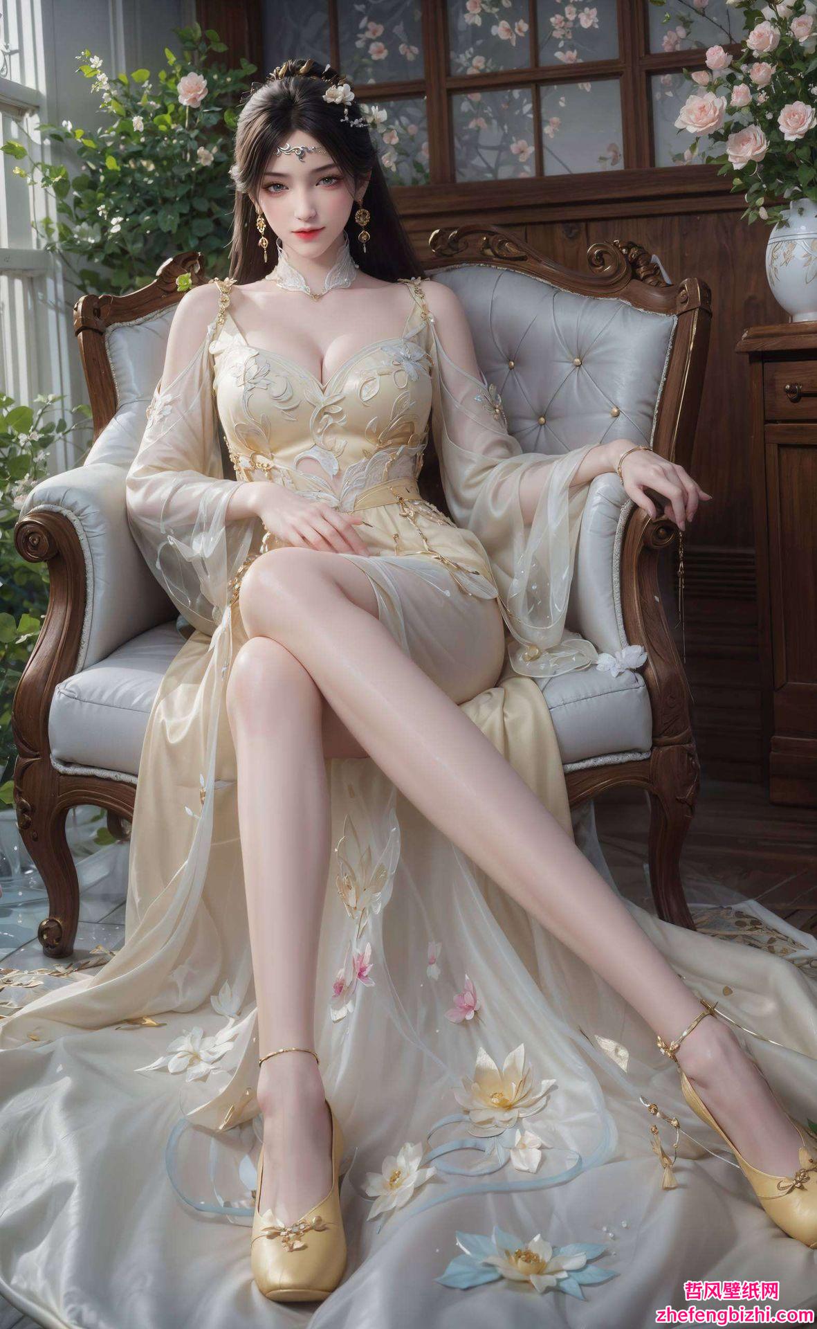 沉浸在金瓶儿的高冷魅力中护眼色调与静谧氛围相得益彰