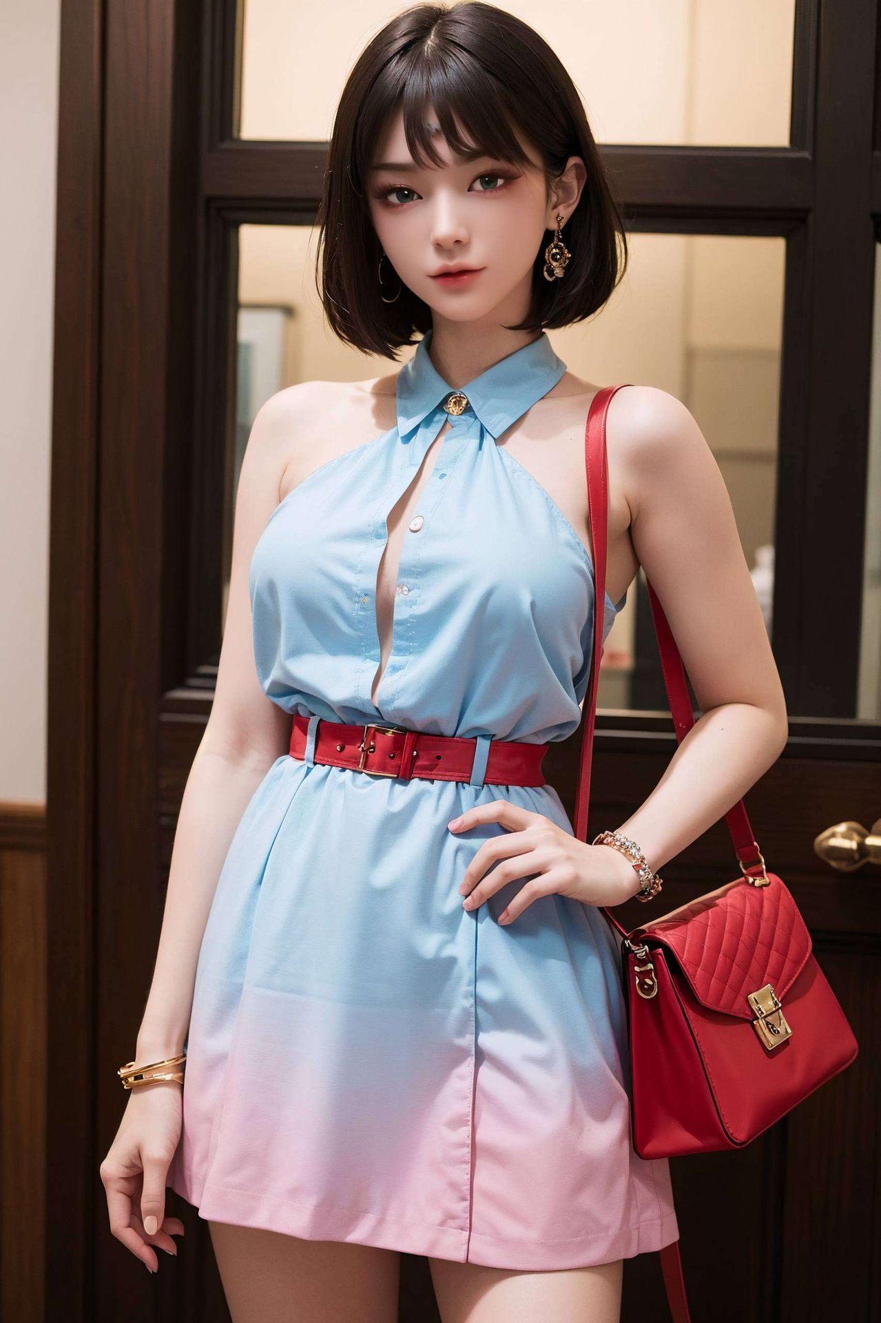 金瓶儿正脸壁纸侘寂风美感尽显