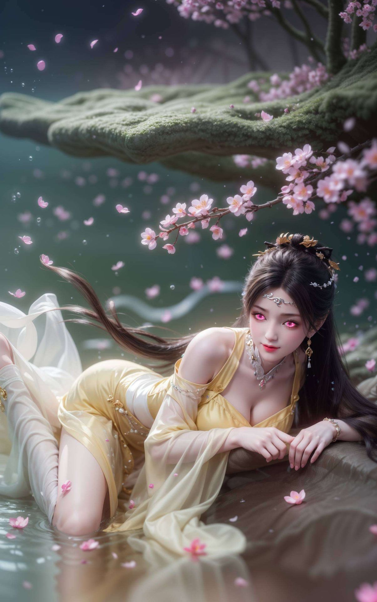 将她的美艳与神秘完美融合她的倩影在国漫的世界中独树一帜