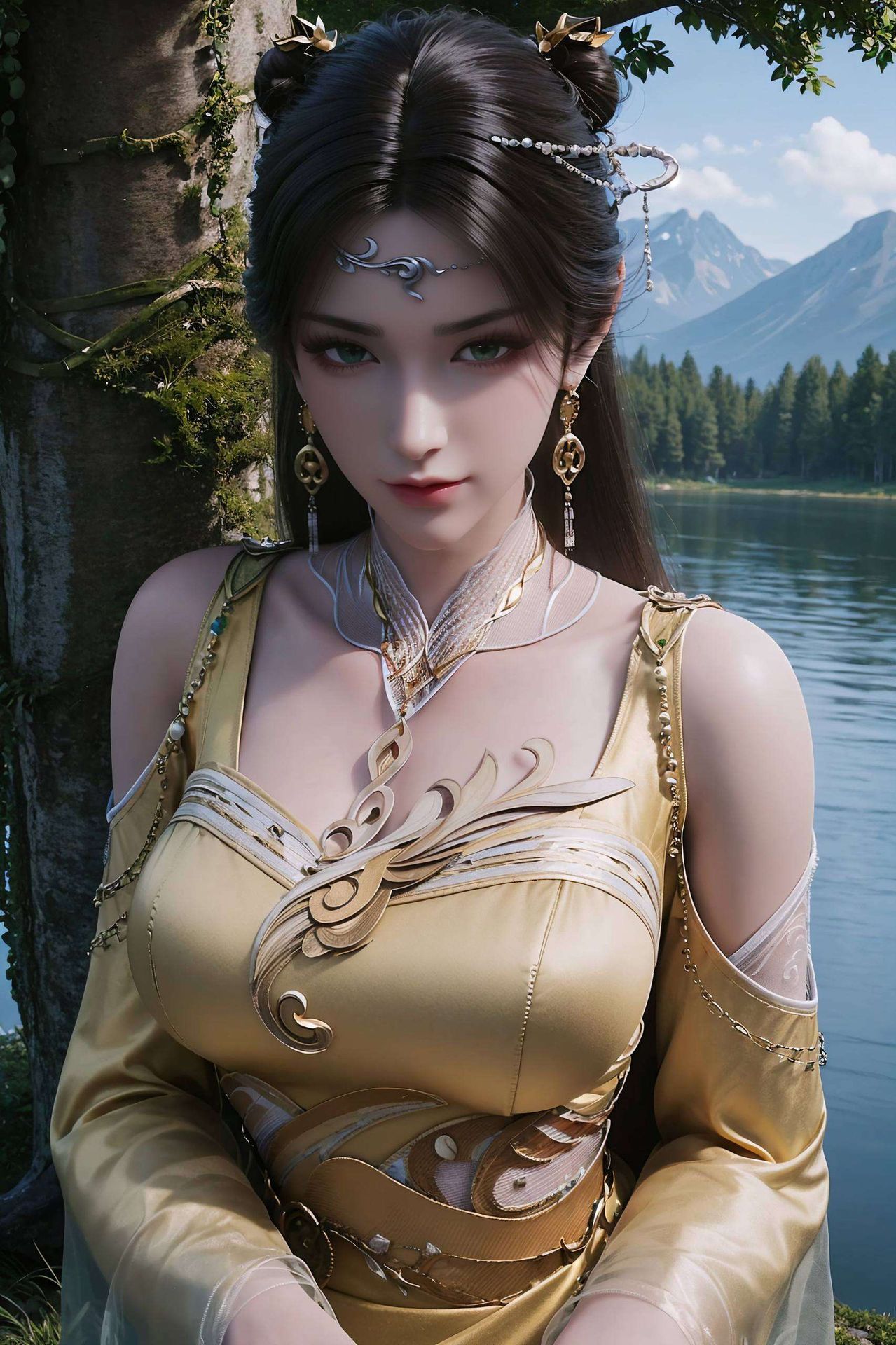 高清细腻选用AI技术处理的图片素材