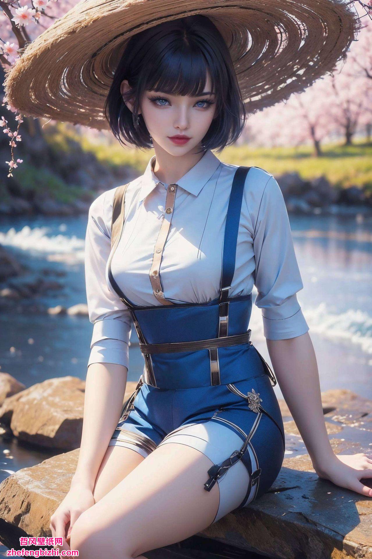 以4K超高清分辨率捕捉国漫女神的唯美风采这款手绘姬青壁纸