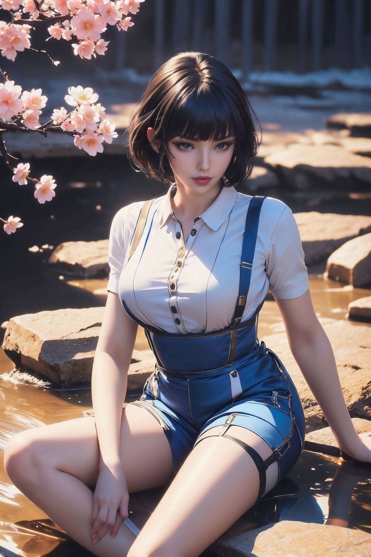 这位4K超清3D动漫美女都经过精心设计