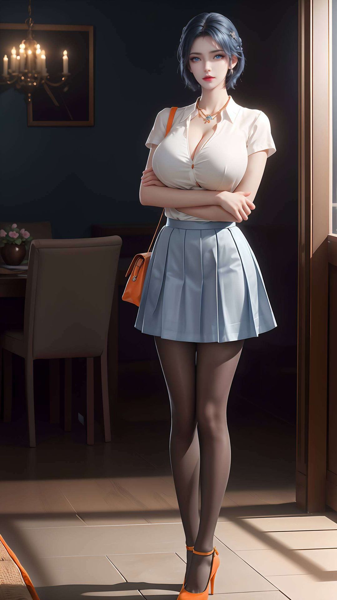 成就了一幅桌面上的视觉盛宴与姬青柔美的形象形成鲜明对比