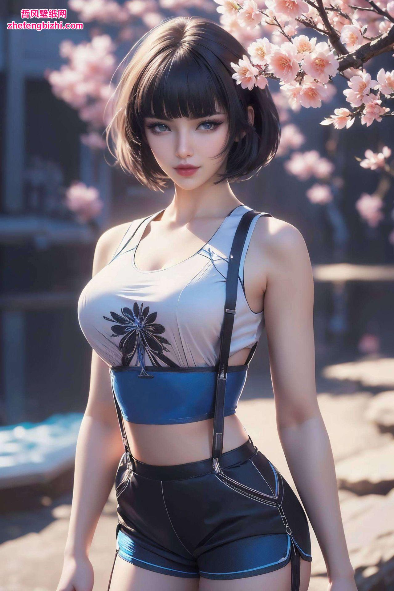 以姬青冰美人为主角这款护眼壁纸融合了抽象艺术与iPhone屏幕的完美契合