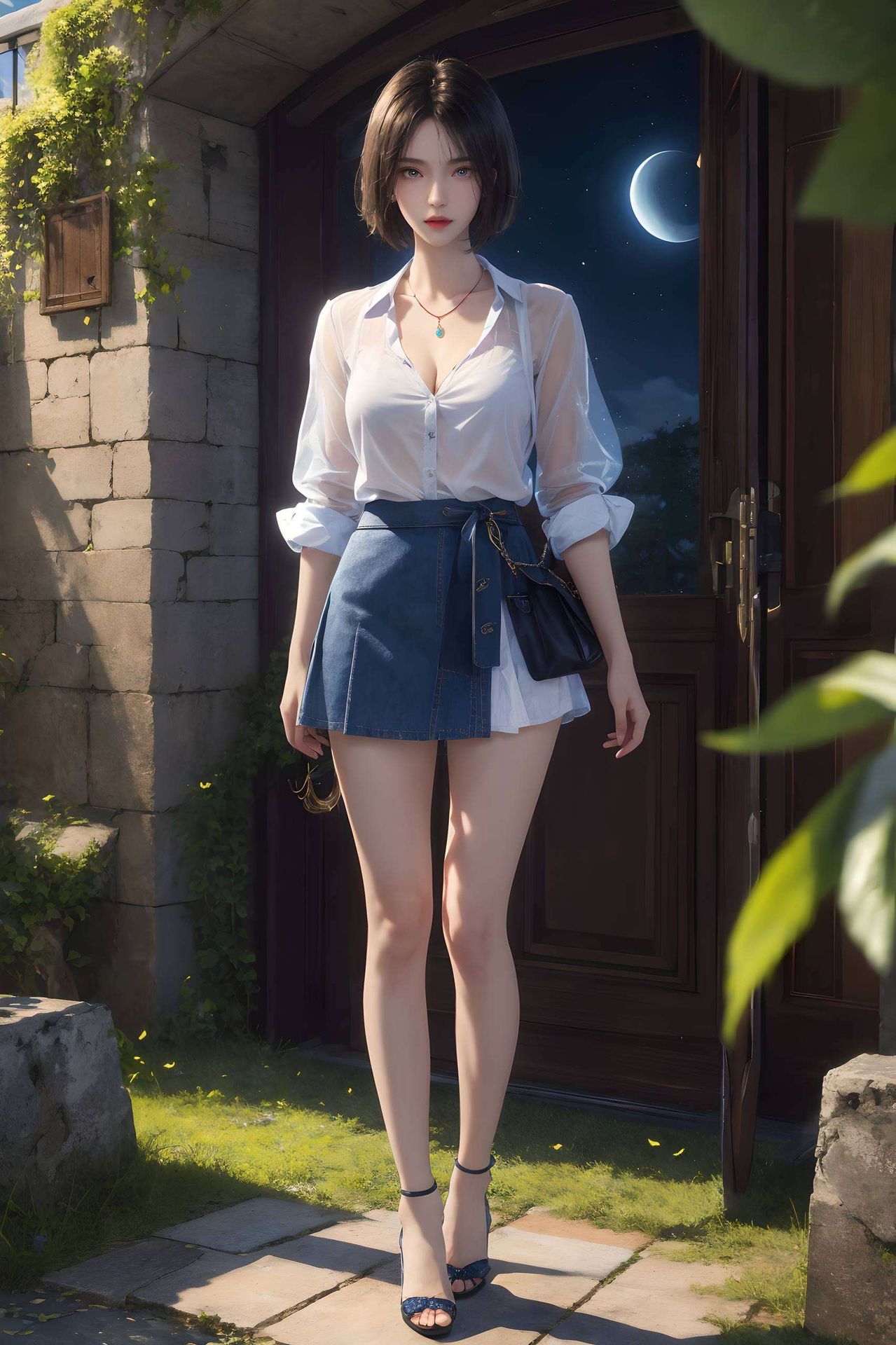 姬如雪短发高清壁纸尽显国漫之美