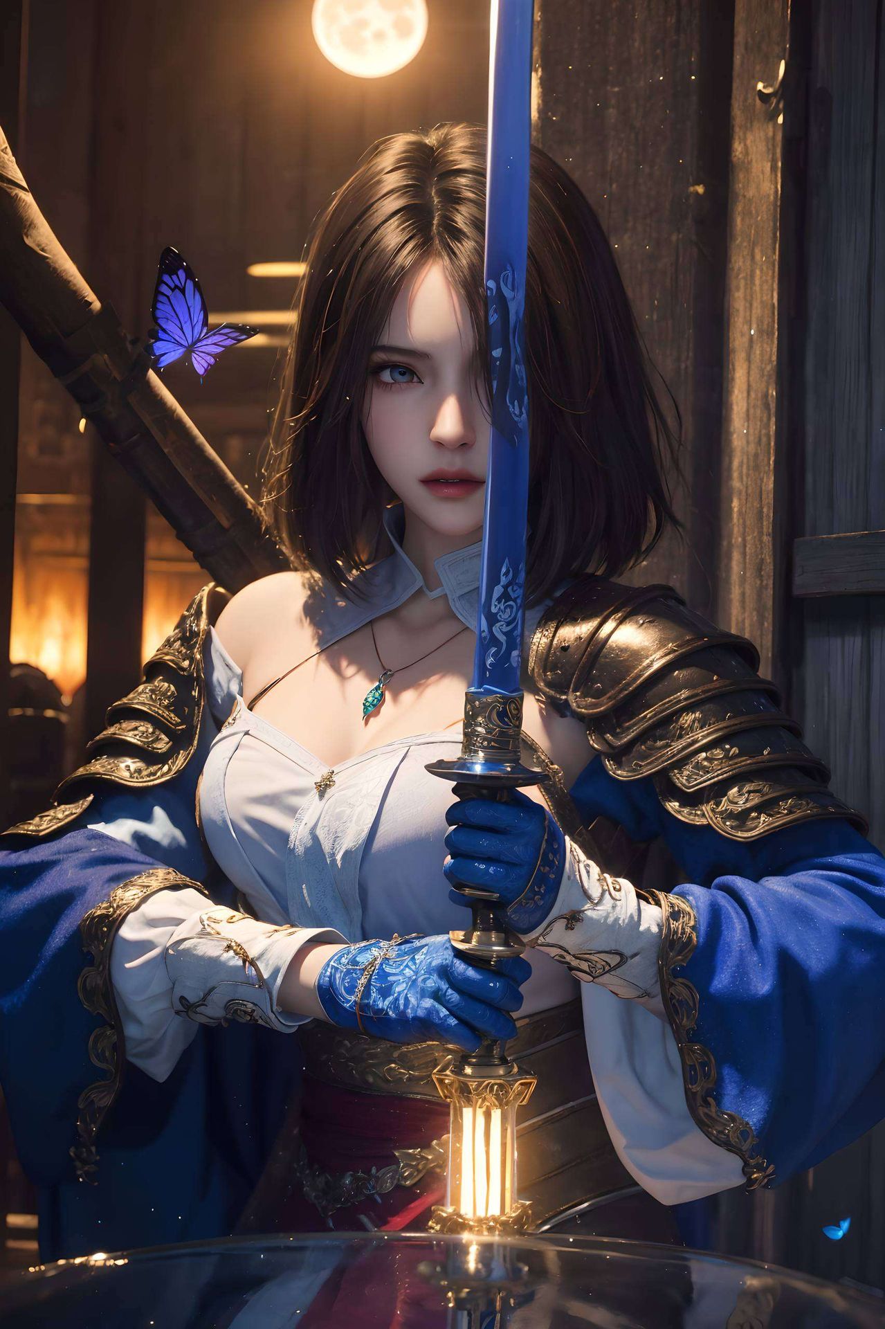 姬如雪搞笑壁纸4K超高清炫彩呈现！雪姬的俏皮表情