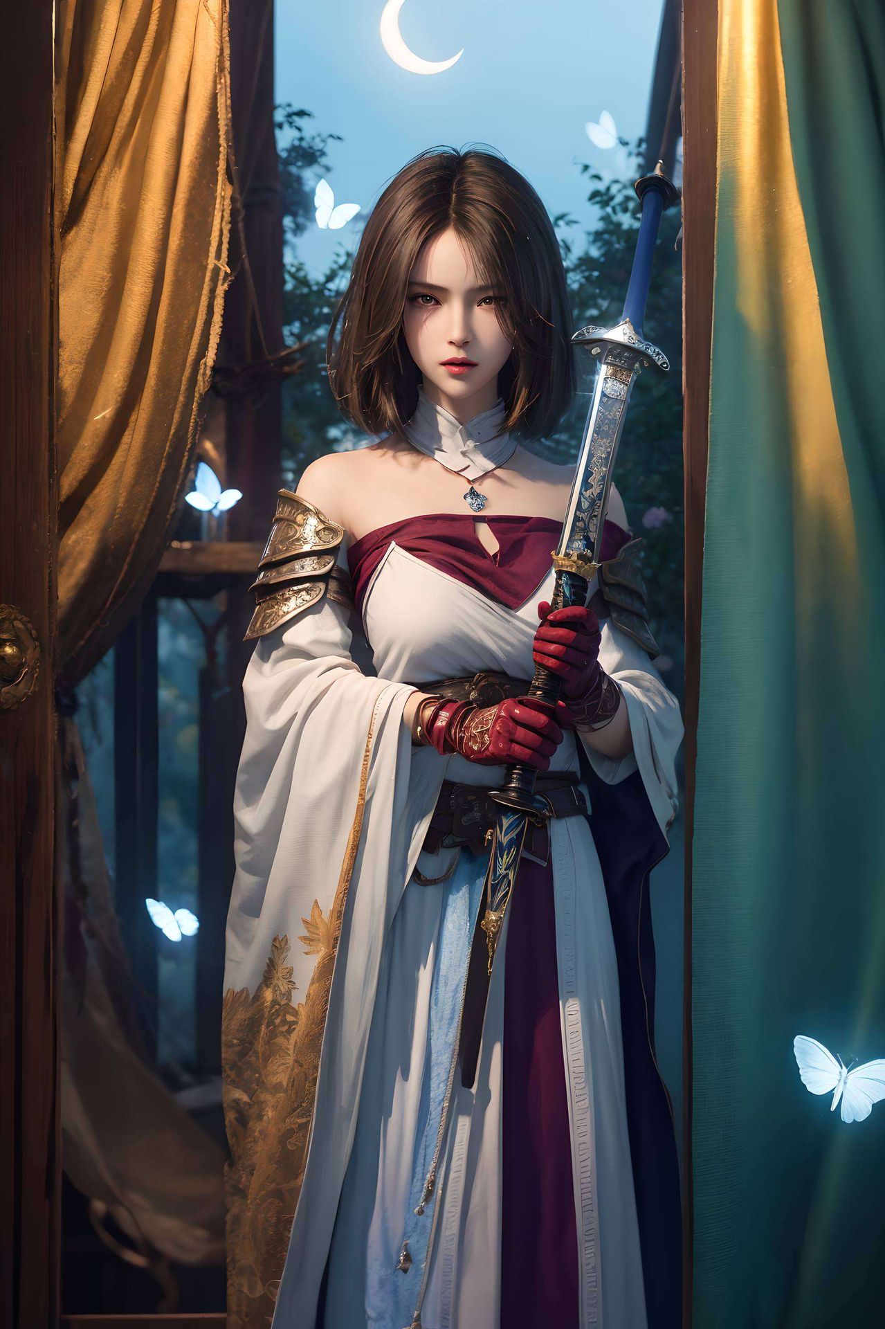 这款AI国漫女神豪华Win10壁纸以李星云、姬如雪的精彩瞬间为灵感