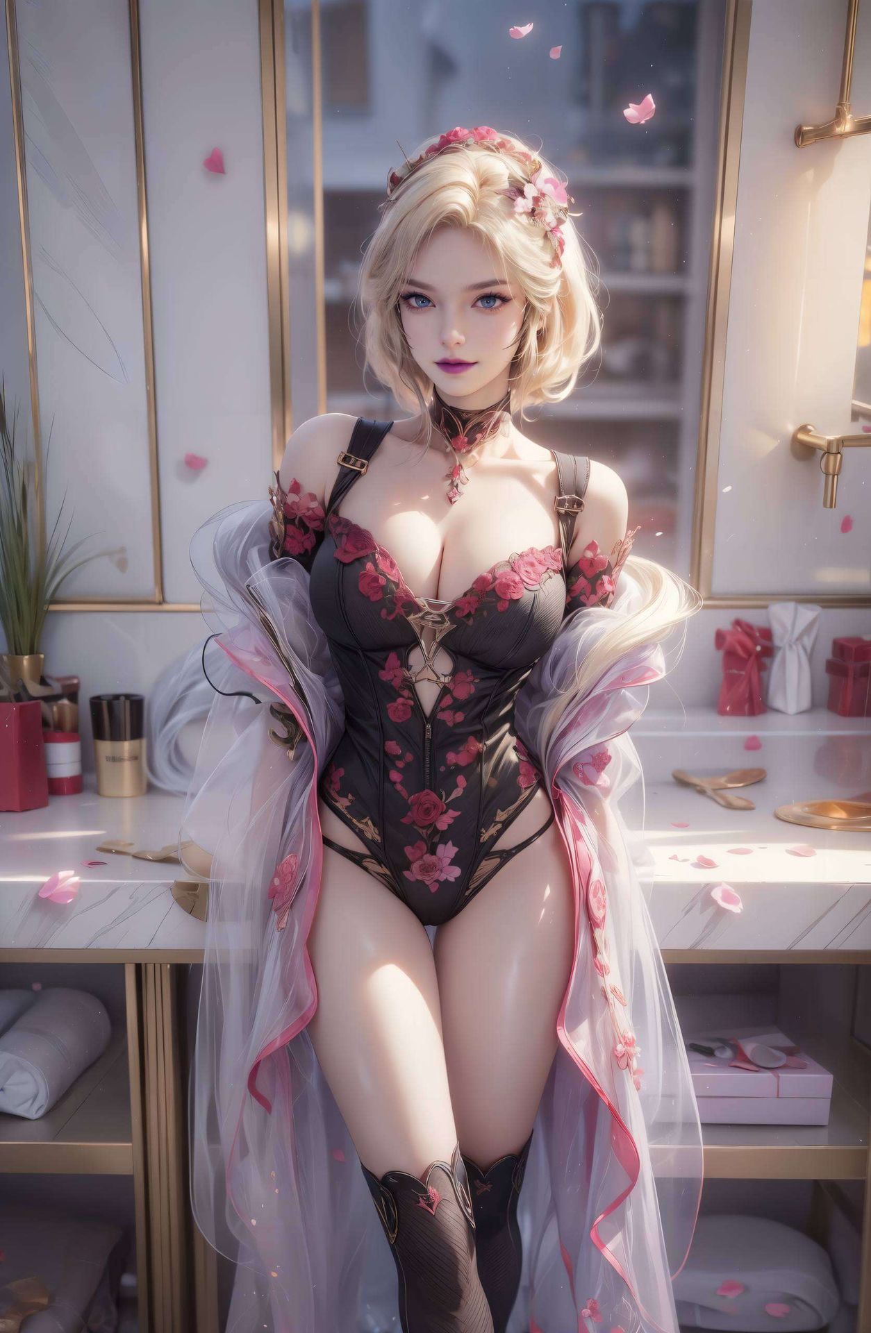 以抽象线条勾勒出九皇女的优雅形象每一笔都彰显艺术气息