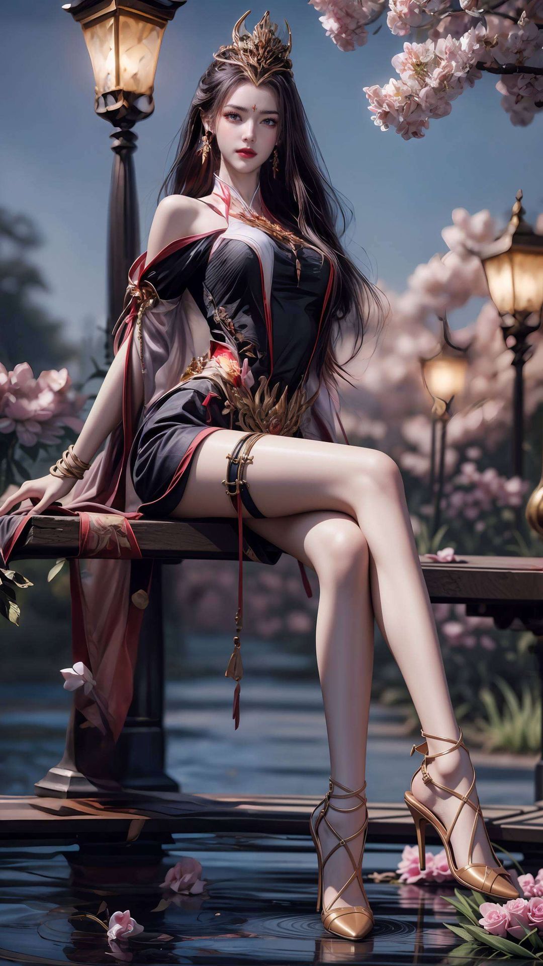 为你的电脑桌面增添一抹国漫美女的柔情与魅力简洁而不失优雅