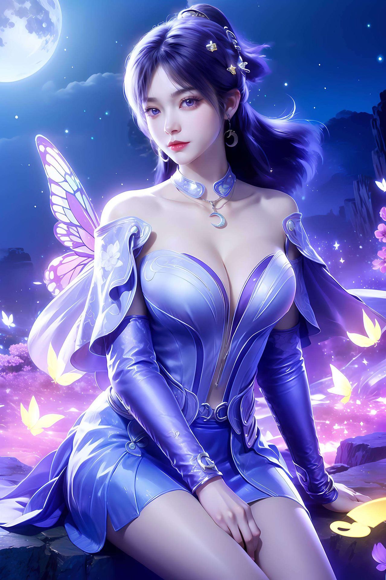 无论是高清画质还是生动的表情姬紫月