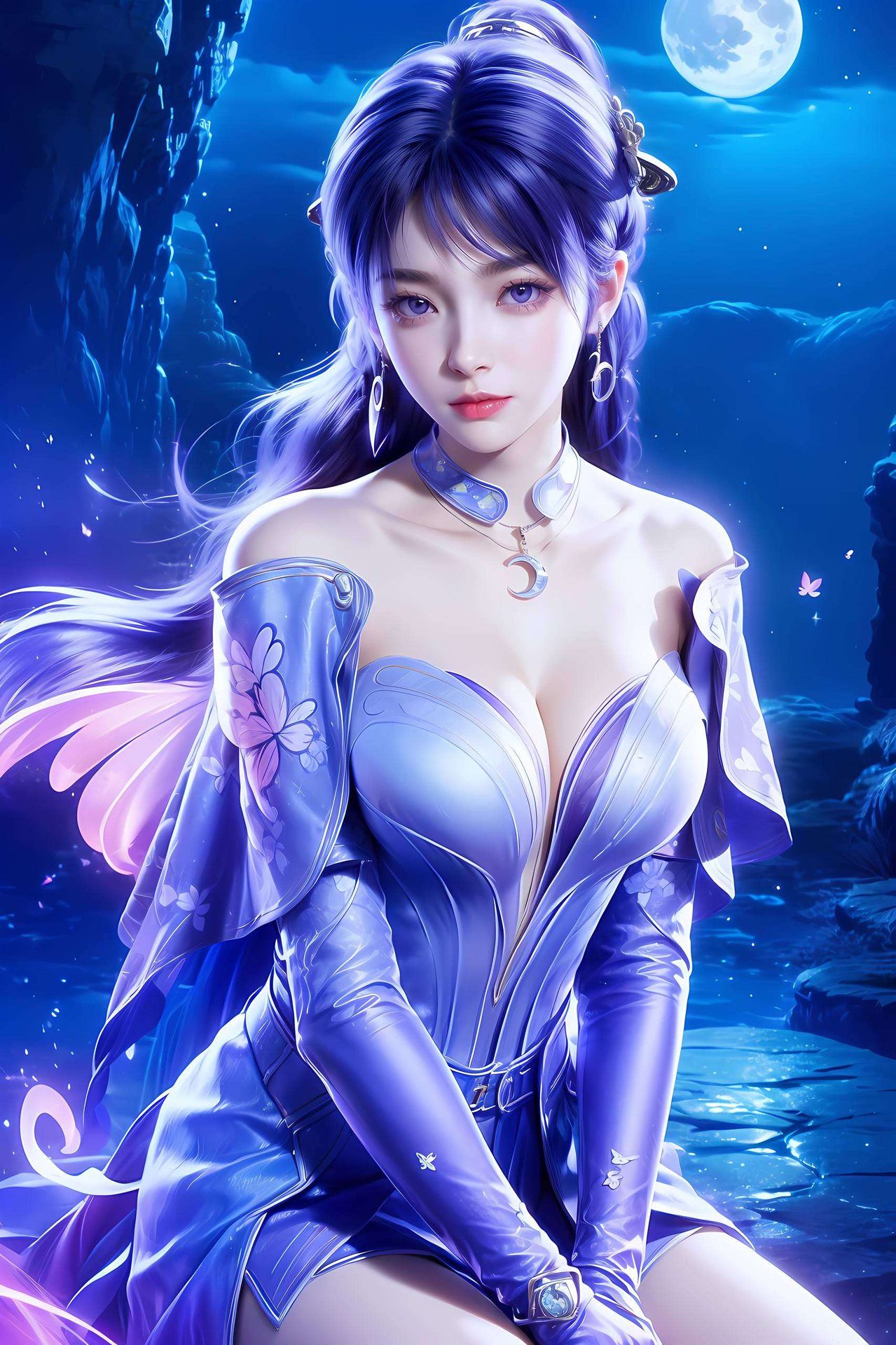 大家都在找油画安卓AI女神——探寻壁纸姬紫月图片大全集每一帧都散发着神秘的魅力