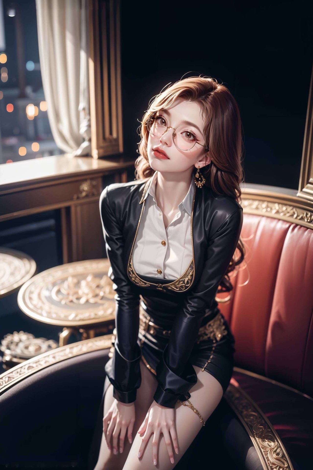 以橘子姐的俏皮形象为主题带来视觉上的清新享受