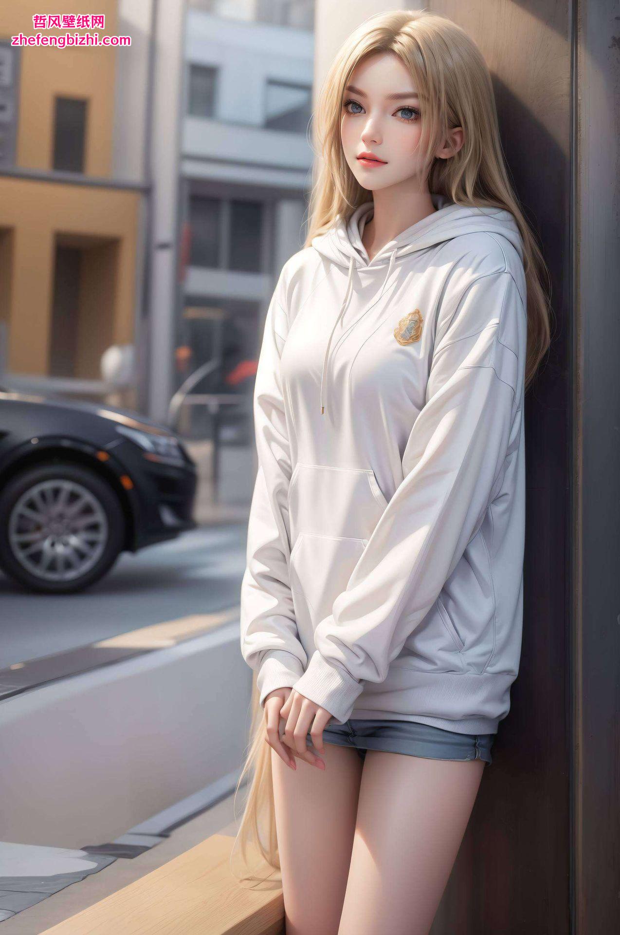 让凯莎女神的形象跃然纸上这款AI国漫女神桌布