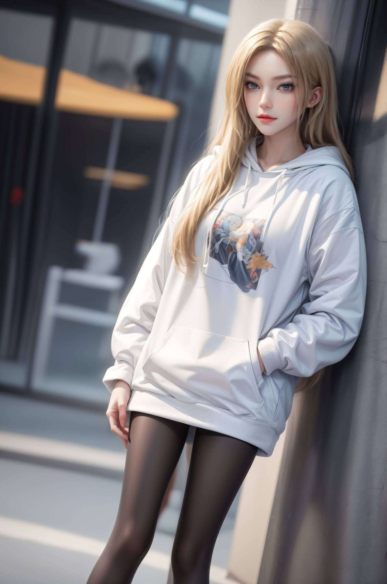 雄兵连凯莎风采尽显！这款AI国漫女主艺术风格平板墙纸每一帧都是对细节的极致追求