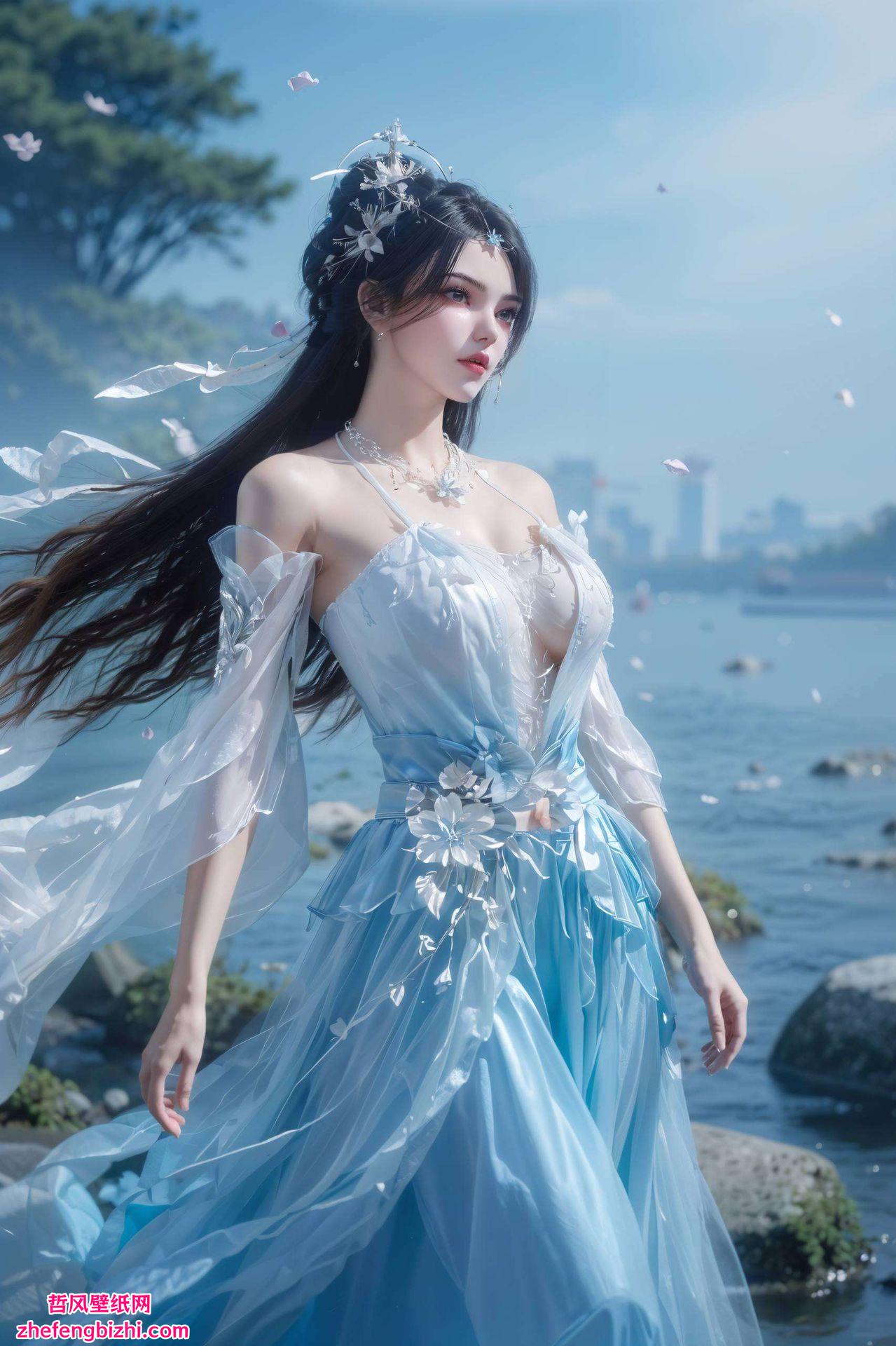 为你的手机带来一抹静谧而优雅的风景融合了国漫美女李慕婉的侘寂古风之美