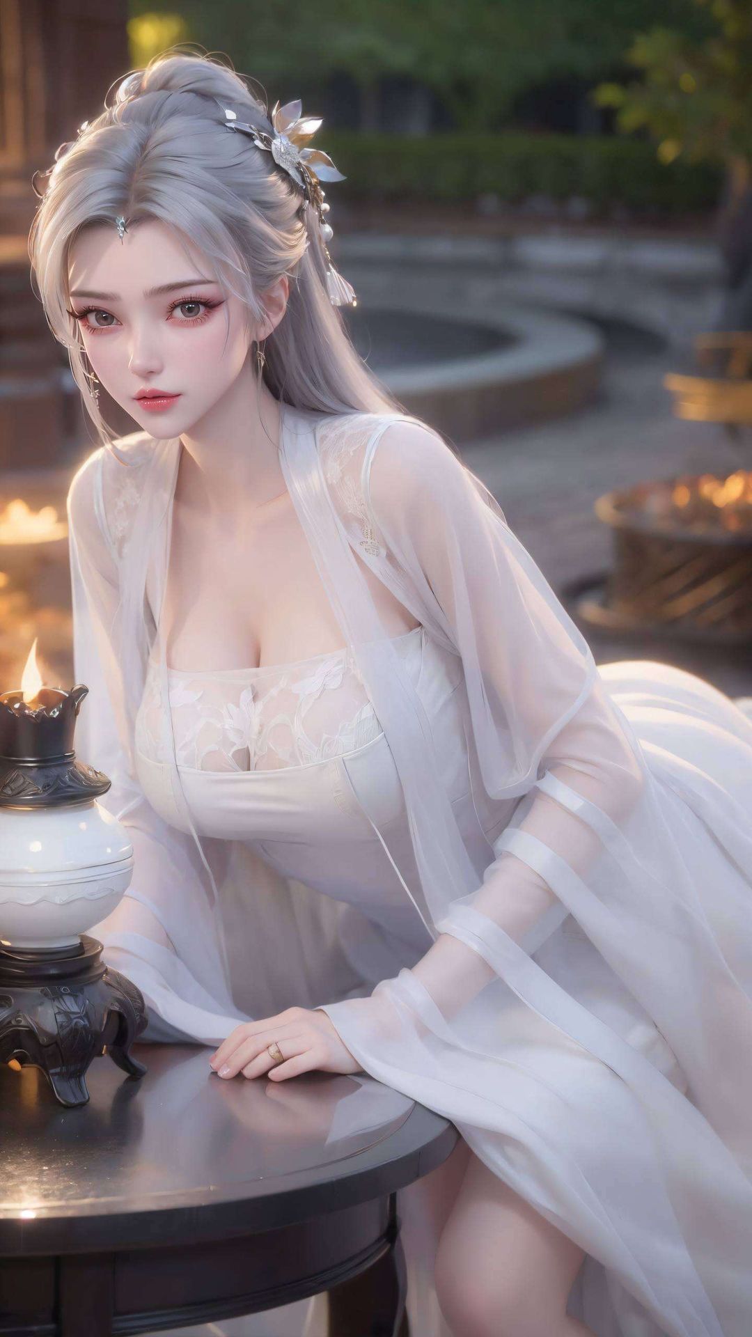 为你的电脑带来渐变的视觉盛宴以她的甜美笑容和灵动动作