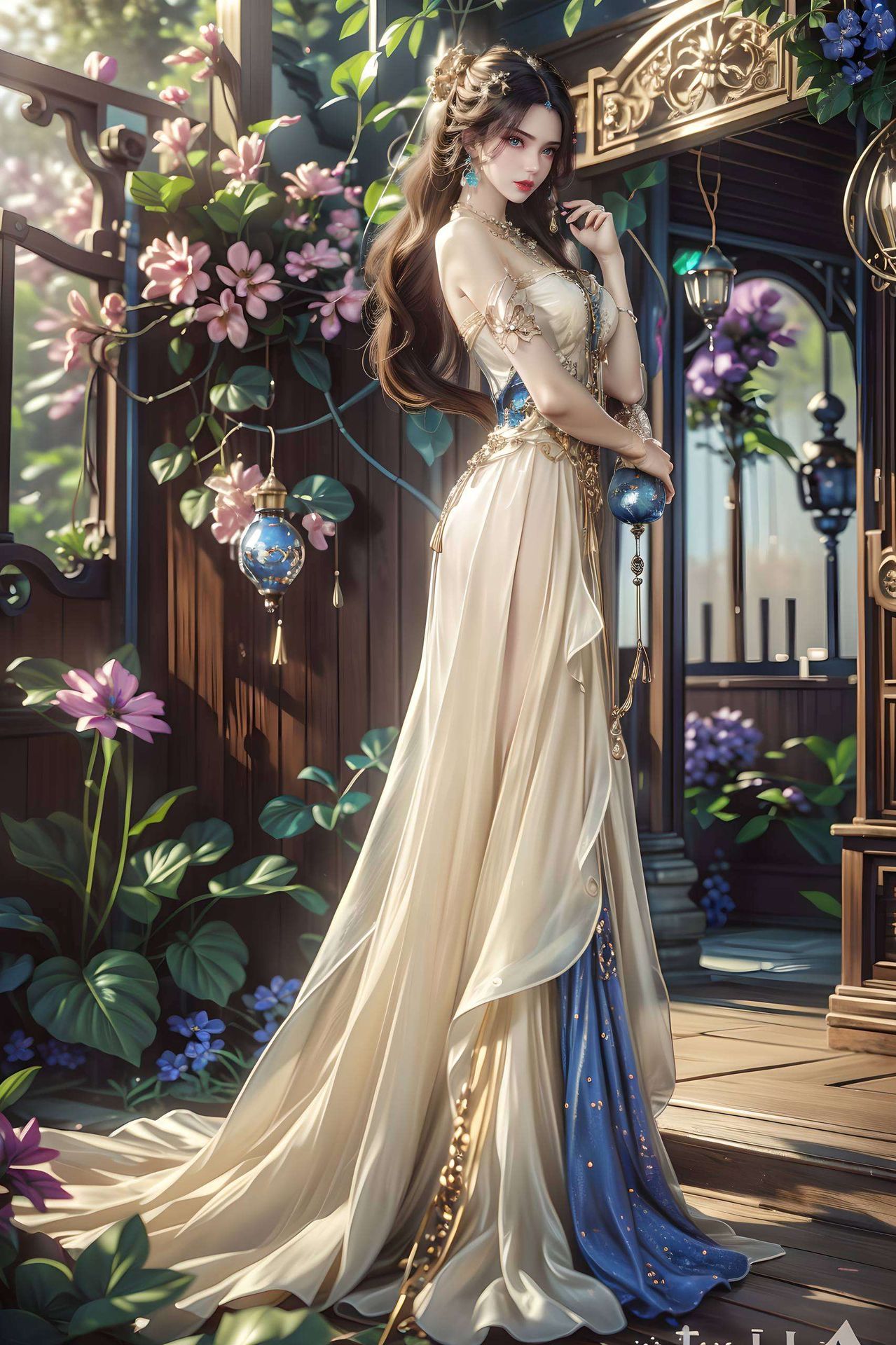 带你走进她的梦幻世界她的每一次眨眼、每一个微笑