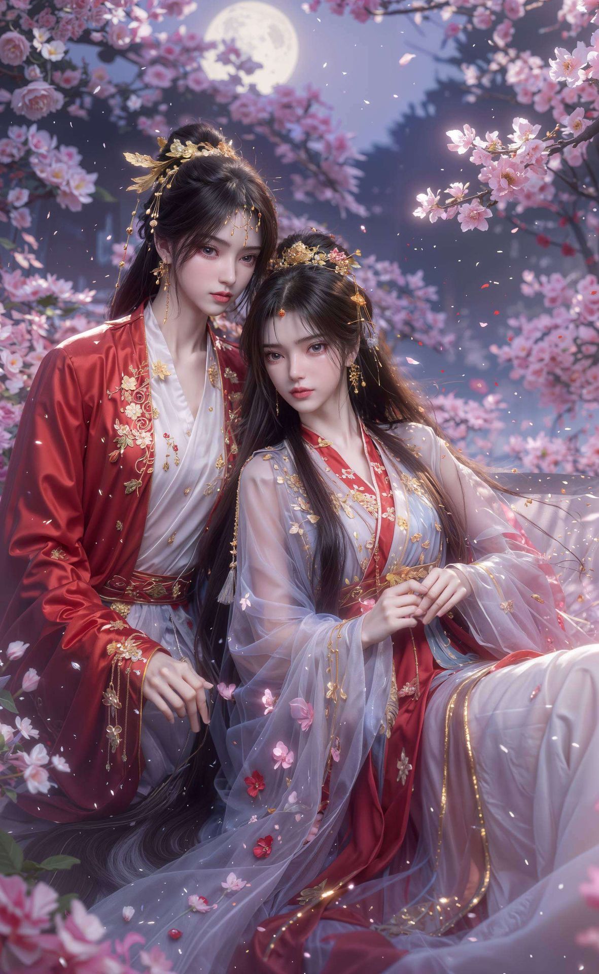 这款超高清4K国漫女主桌布墙纸色彩鲜明