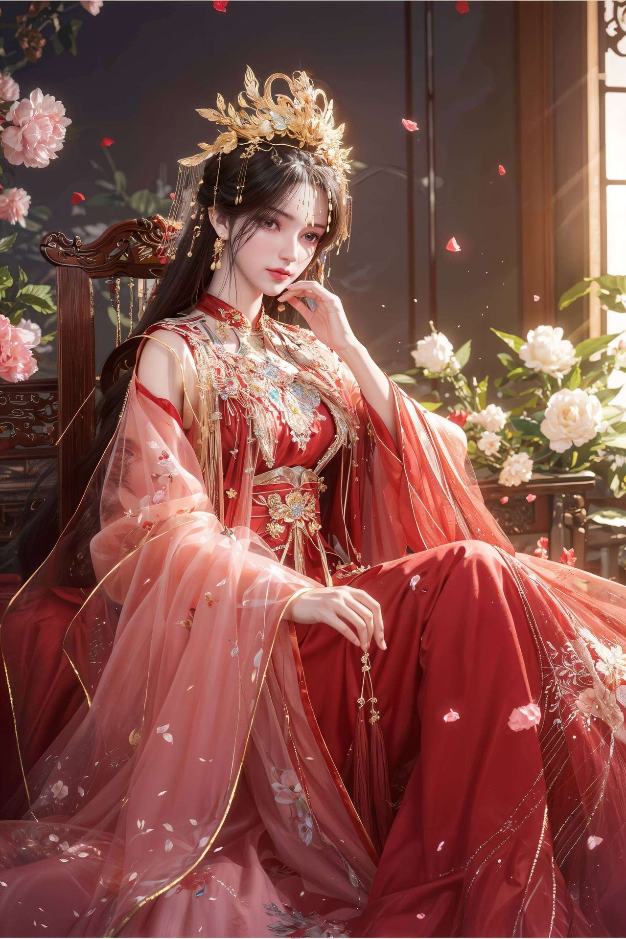 融合了AI技术的细腻描绘以国漫女神的独特魅力