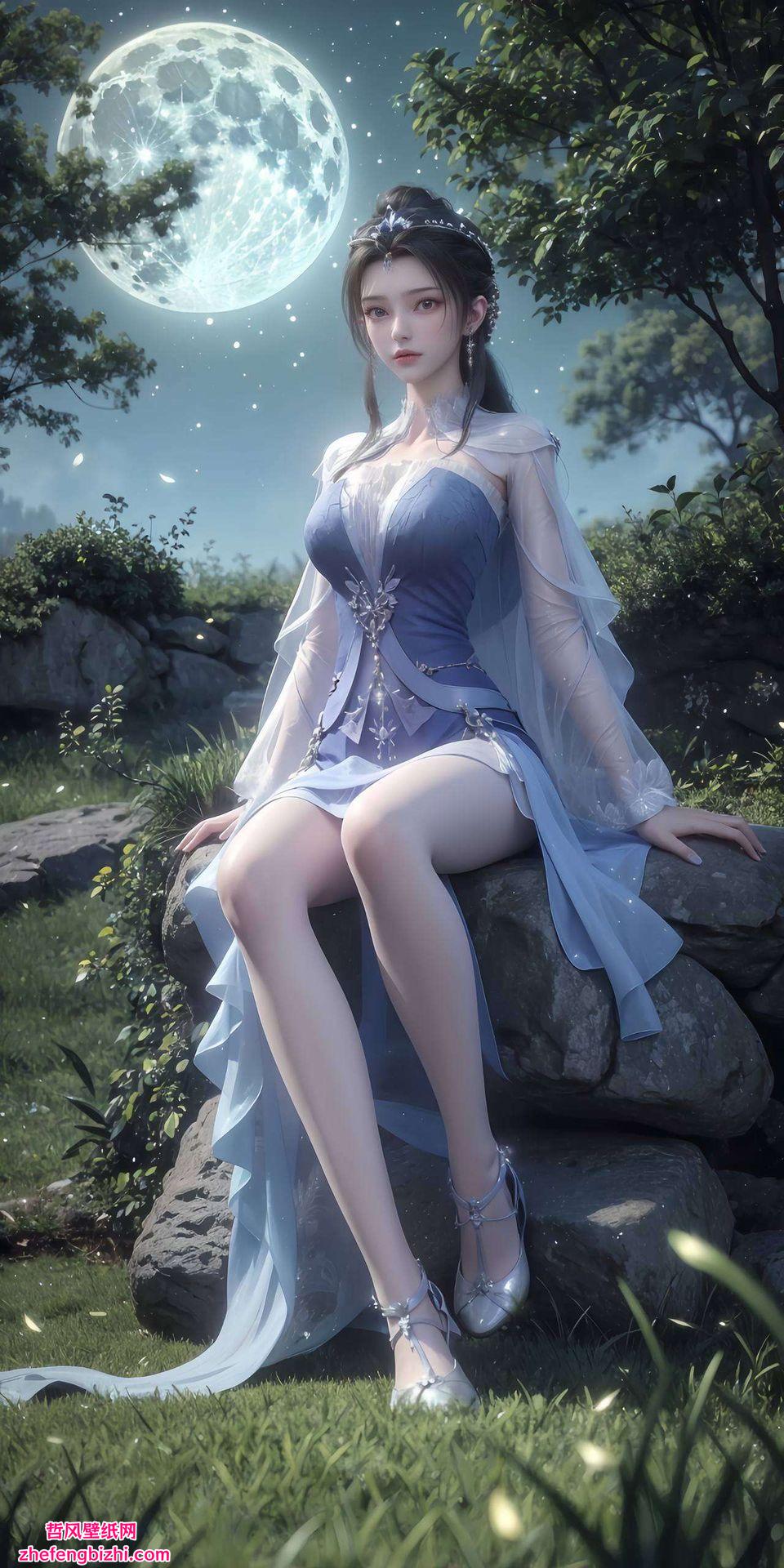 既彰显了国漫之美这里有一份特别的礼物——李慕婉表盘壁纸