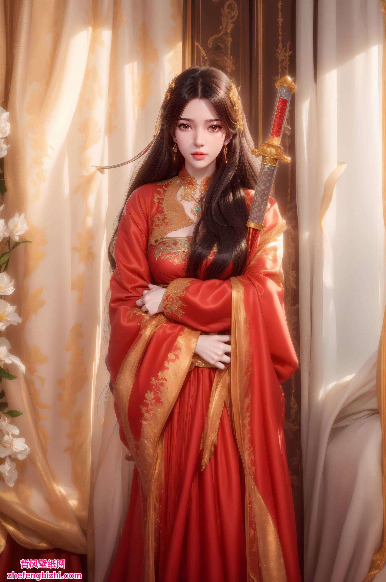 这款1080p的碎花壁纸以漫画仙逆中的李慕婉为灵感