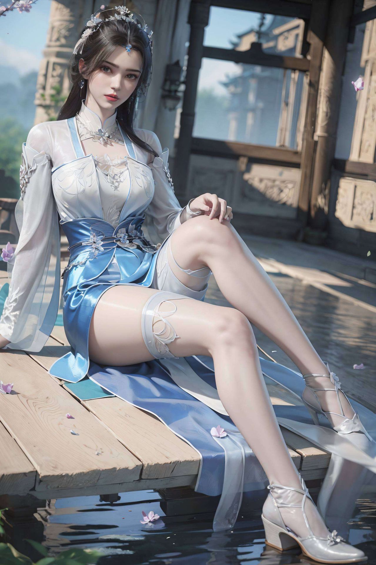 绘制于细腻笔触间的李慕婉为你的屏幕带来一份别样的风情